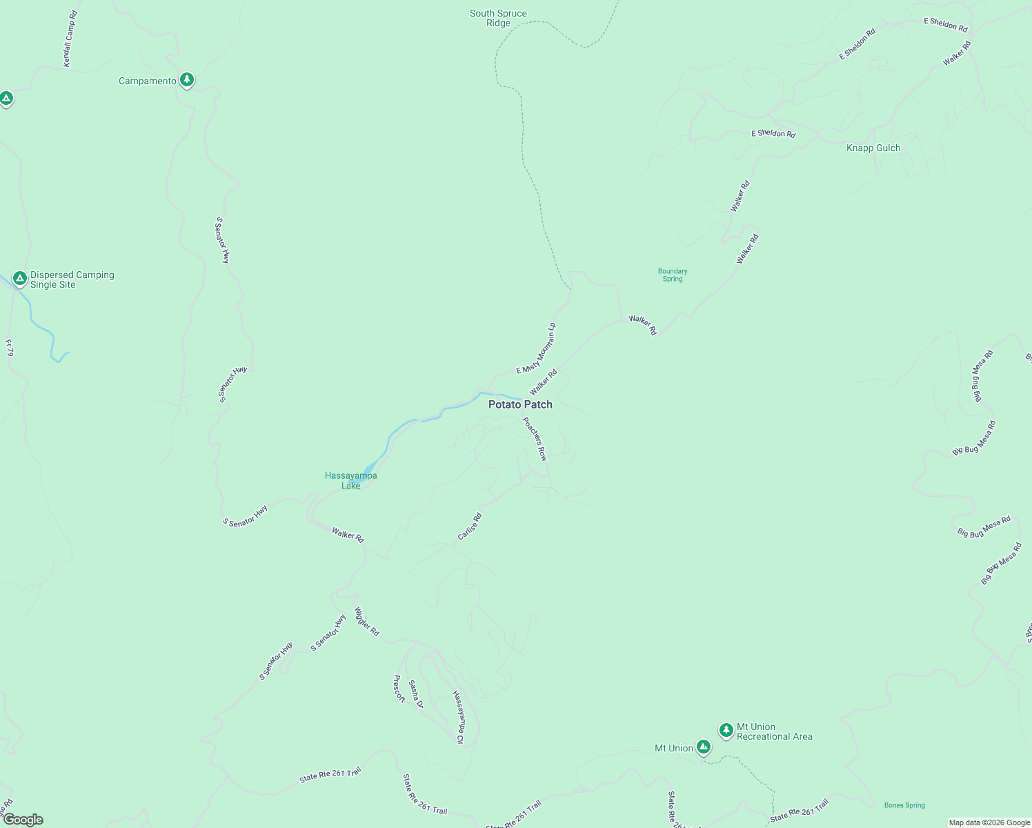 map of restaurants, bars, coffee shops, grocery stores, and more near 2850 Black Lode Trail in Prescott