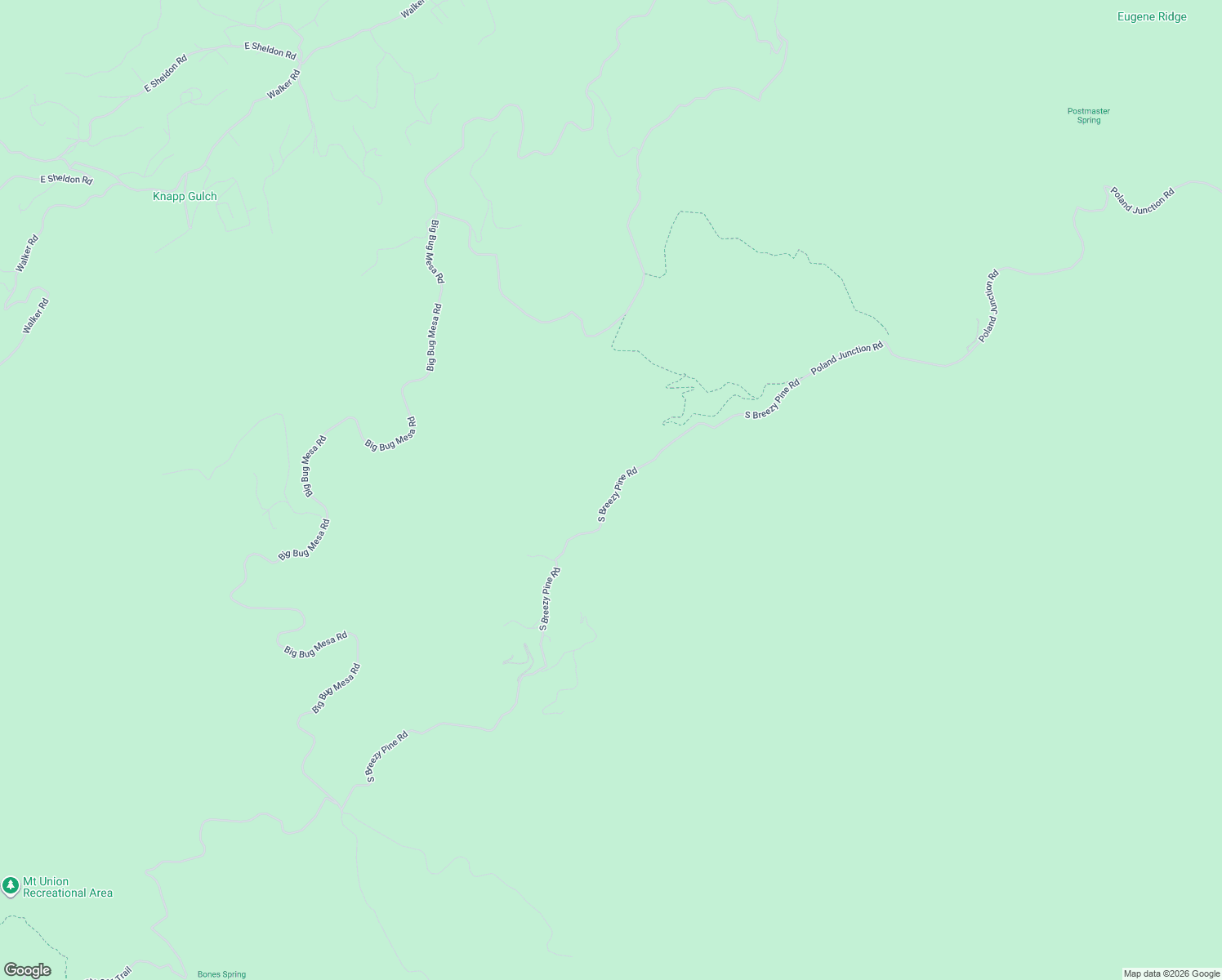 map of restaurants, bars, coffee shops, grocery stores, and more near 7950 South Breezy Pine Road in Mayer
