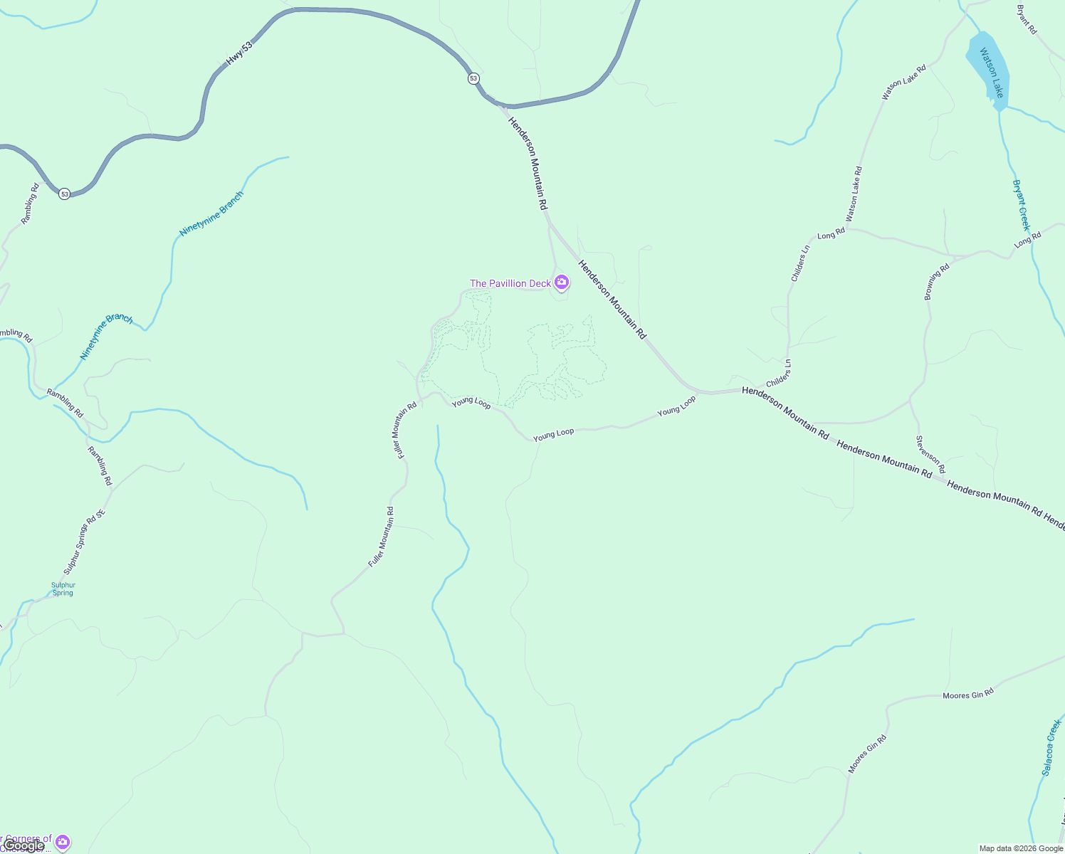 map of restaurants, bars, coffee shops, grocery stores, and more near 572 Young Loop in Fairmount