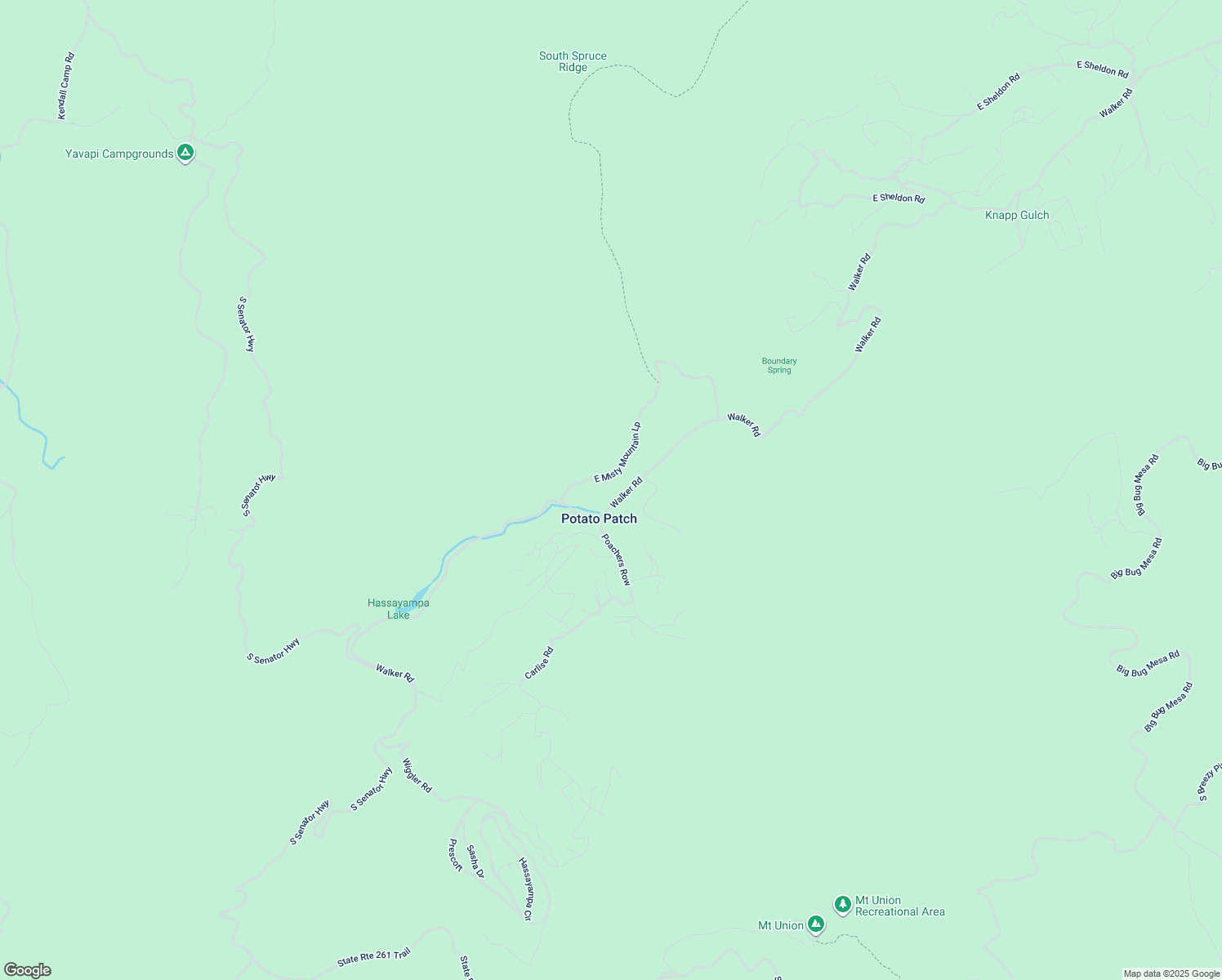 map of restaurants, bars, coffee shops, grocery stores, and more near 2855 East Misty Mountain Loop in Prescott