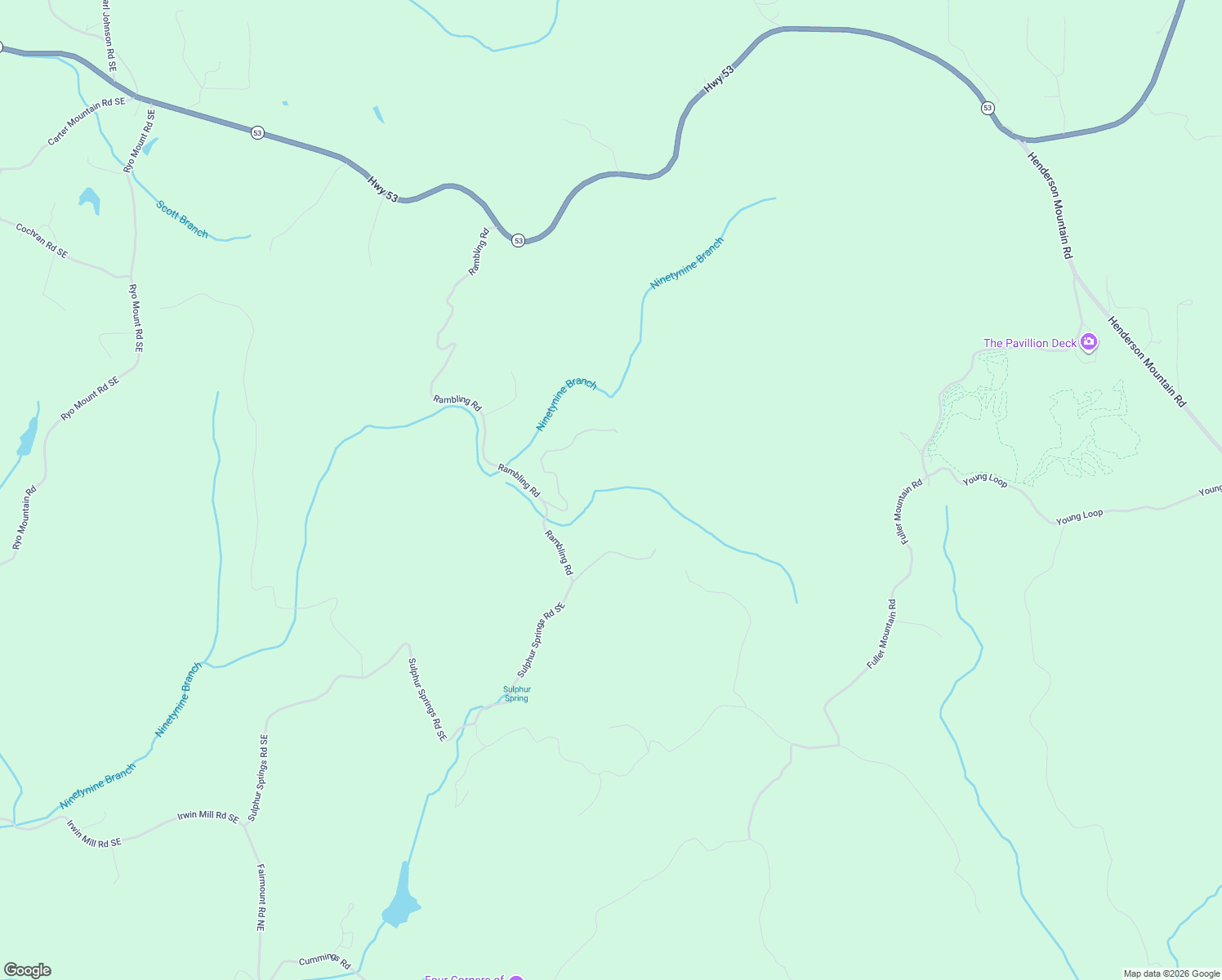 map of restaurants, bars, coffee shops, grocery stores, and more near 1251 Rambling Road in Fairmount