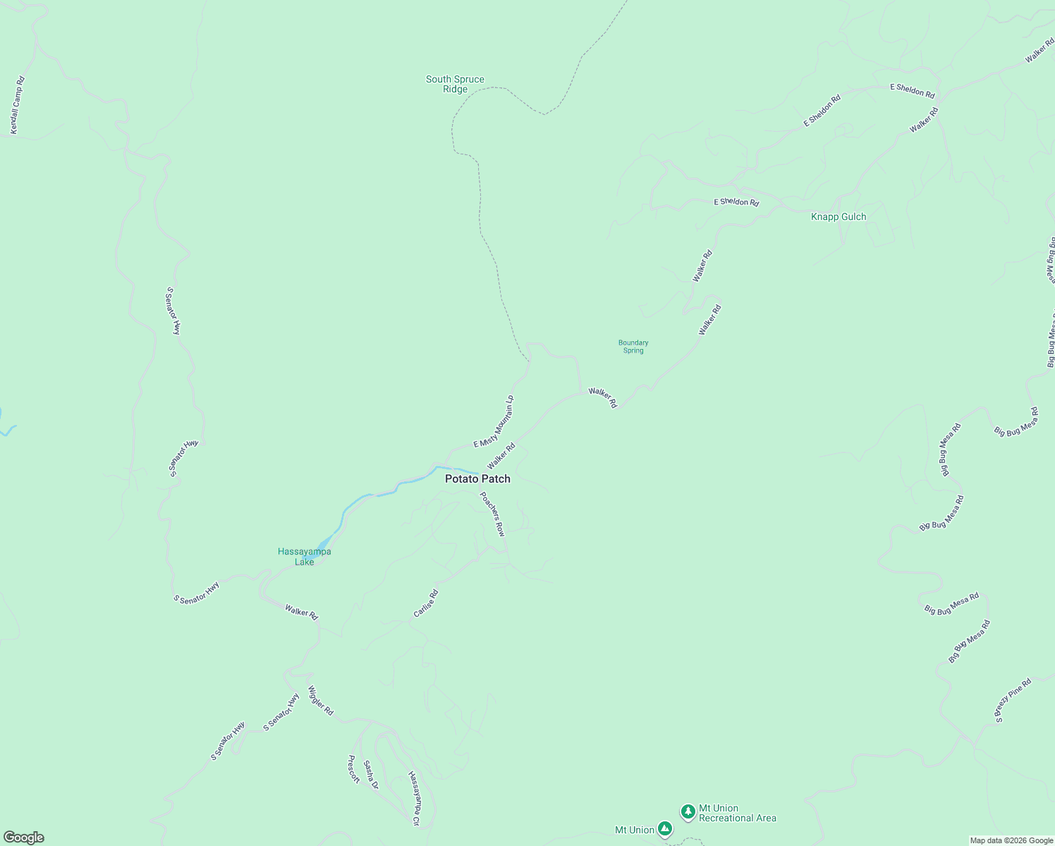 map of restaurants, bars, coffee shops, grocery stores, and more near 3250 Walker Road in Prescott