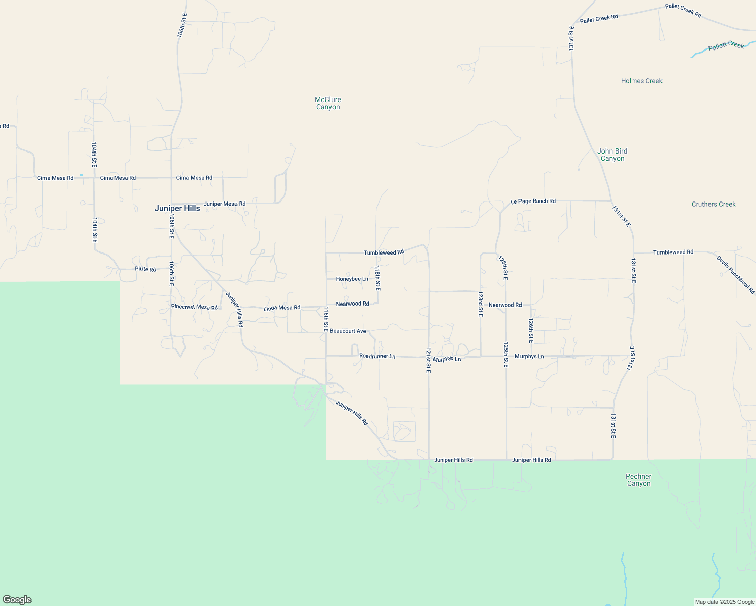 map of restaurants, bars, coffee shops, grocery stores, and more near Nearwood Road in Juniper Hills