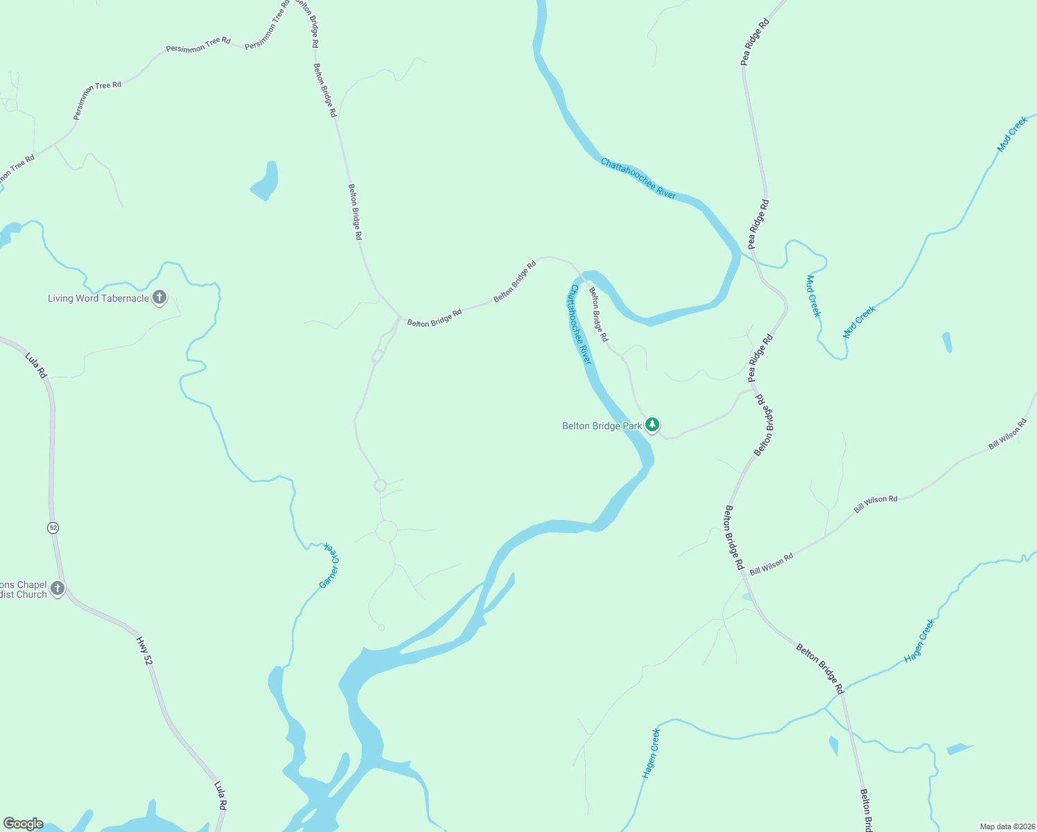 map of restaurants, bars, coffee shops, grocery stores, and more near 7931 Belton Bridge Road in Lula