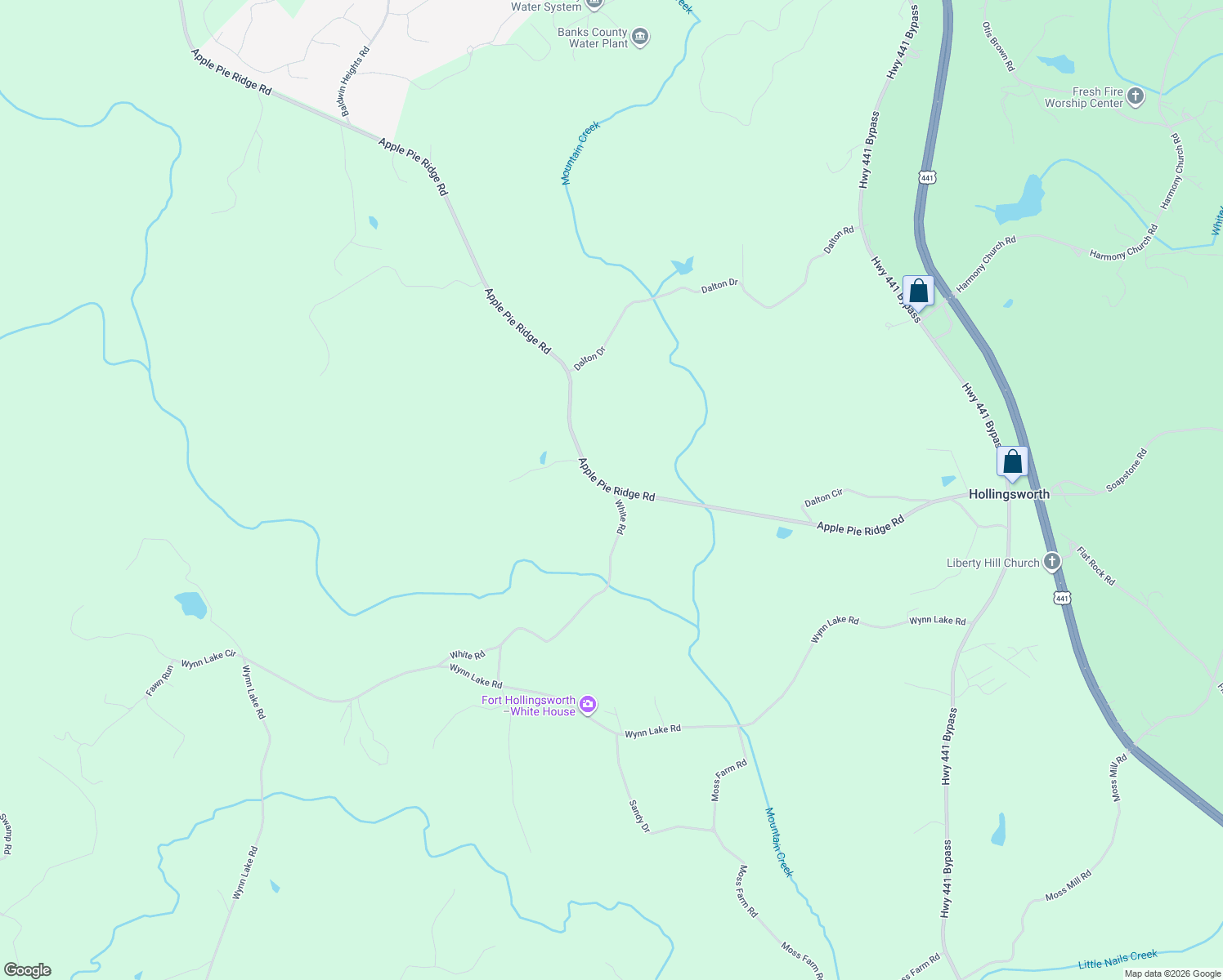 map of restaurants, bars, coffee shops, grocery stores, and more near 745 Apple Pie Ridge Road in Alto