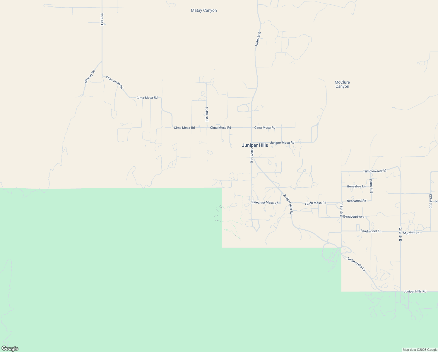 map of restaurants, bars, coffee shops, grocery stores, and more near 29902 105th Street East in Littlerock