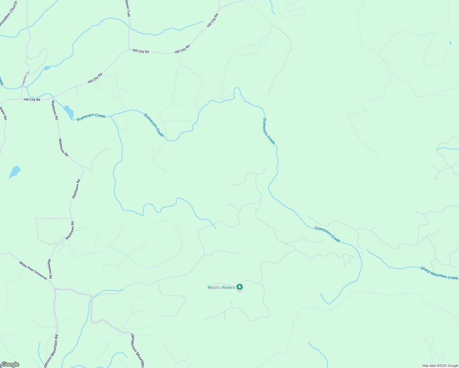 map of restaurants, bars, coffee shops, grocery stores, and more near 270 Mosswood Lane West in Jasper