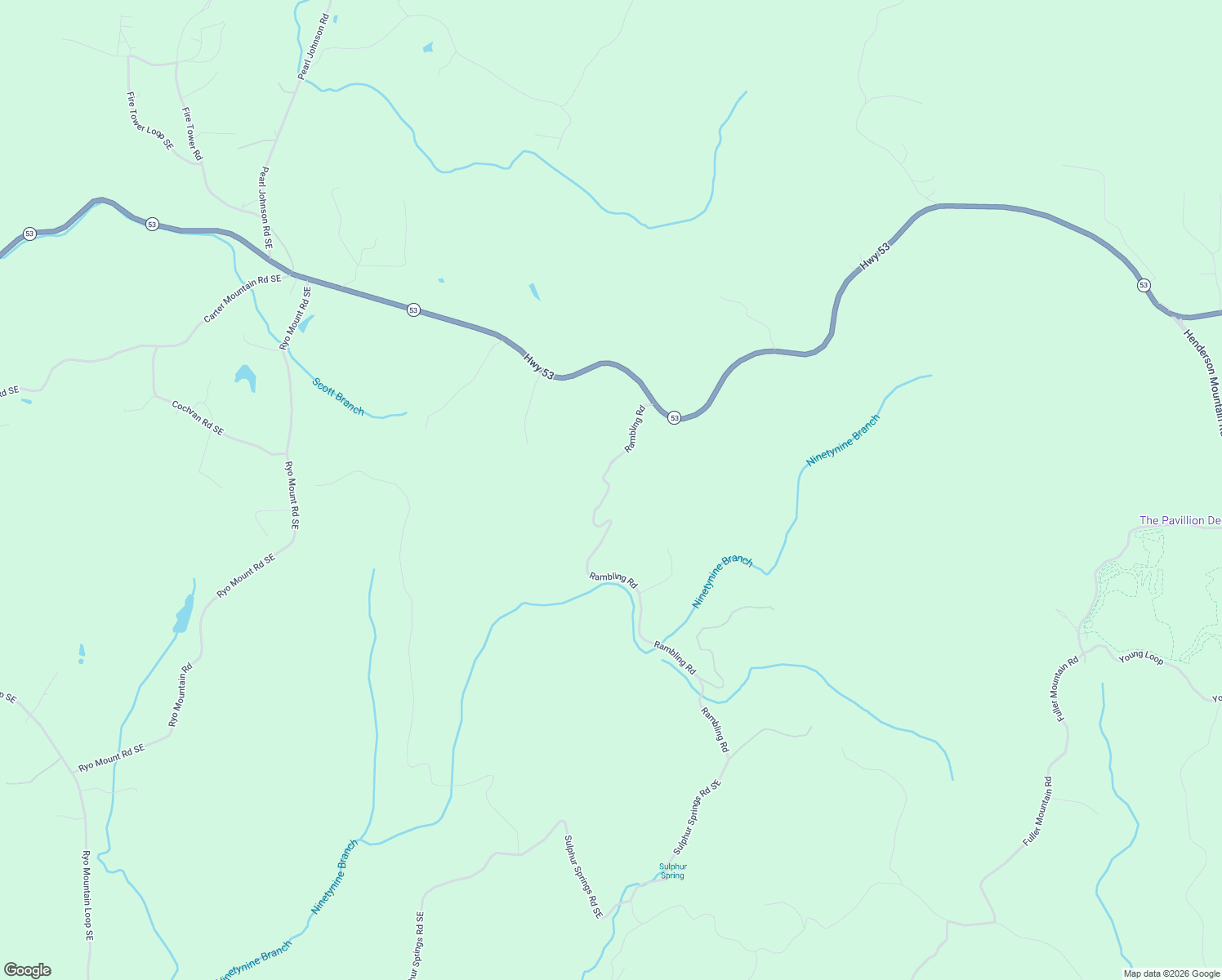 map of restaurants, bars, coffee shops, grocery stores, and more near 497 Rambling Road in Fairmount