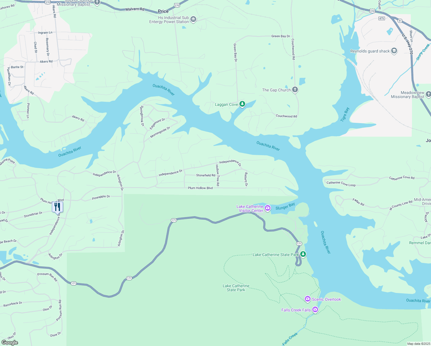 map of restaurants, bars, coffee shops, grocery stores, and more near 209 Hollow Tree Road in Malvern