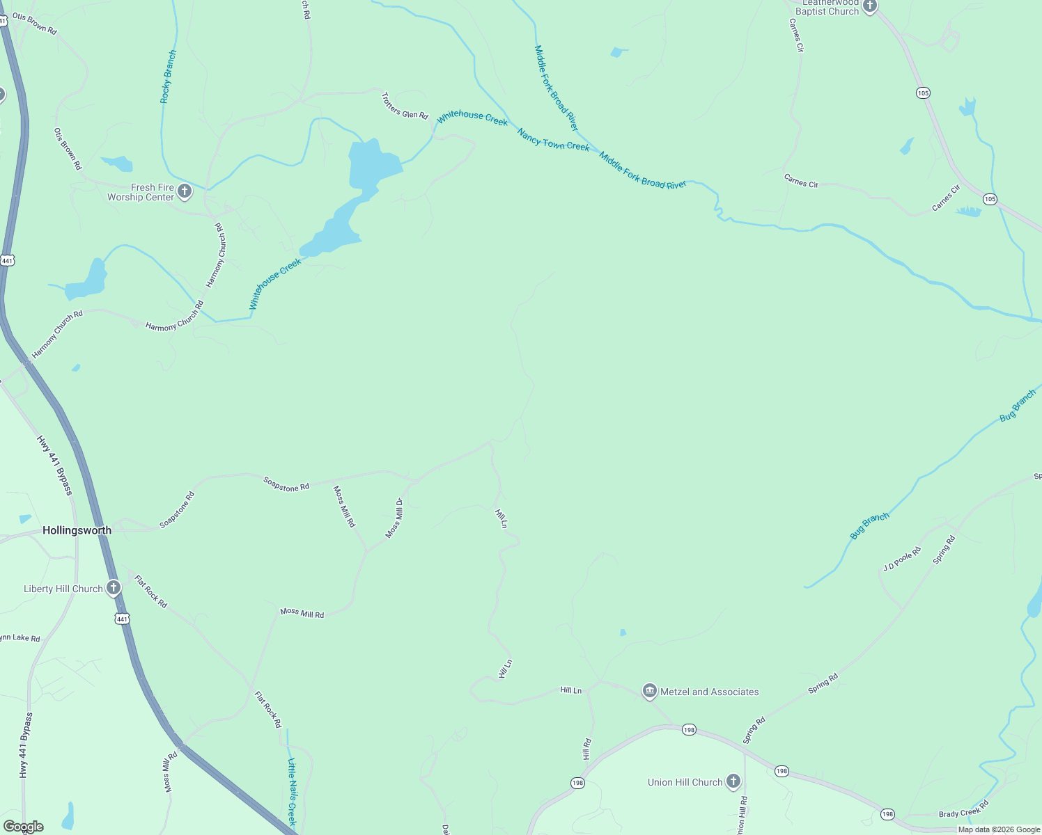 map of restaurants, bars, coffee shops, grocery stores, and more near Soapstone Road in Baldwin