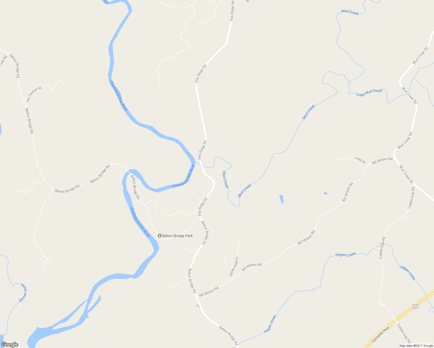 map of restaurants, bars, coffee shops, grocery stores, and more near 7668 Pea Ridge Road in Lula