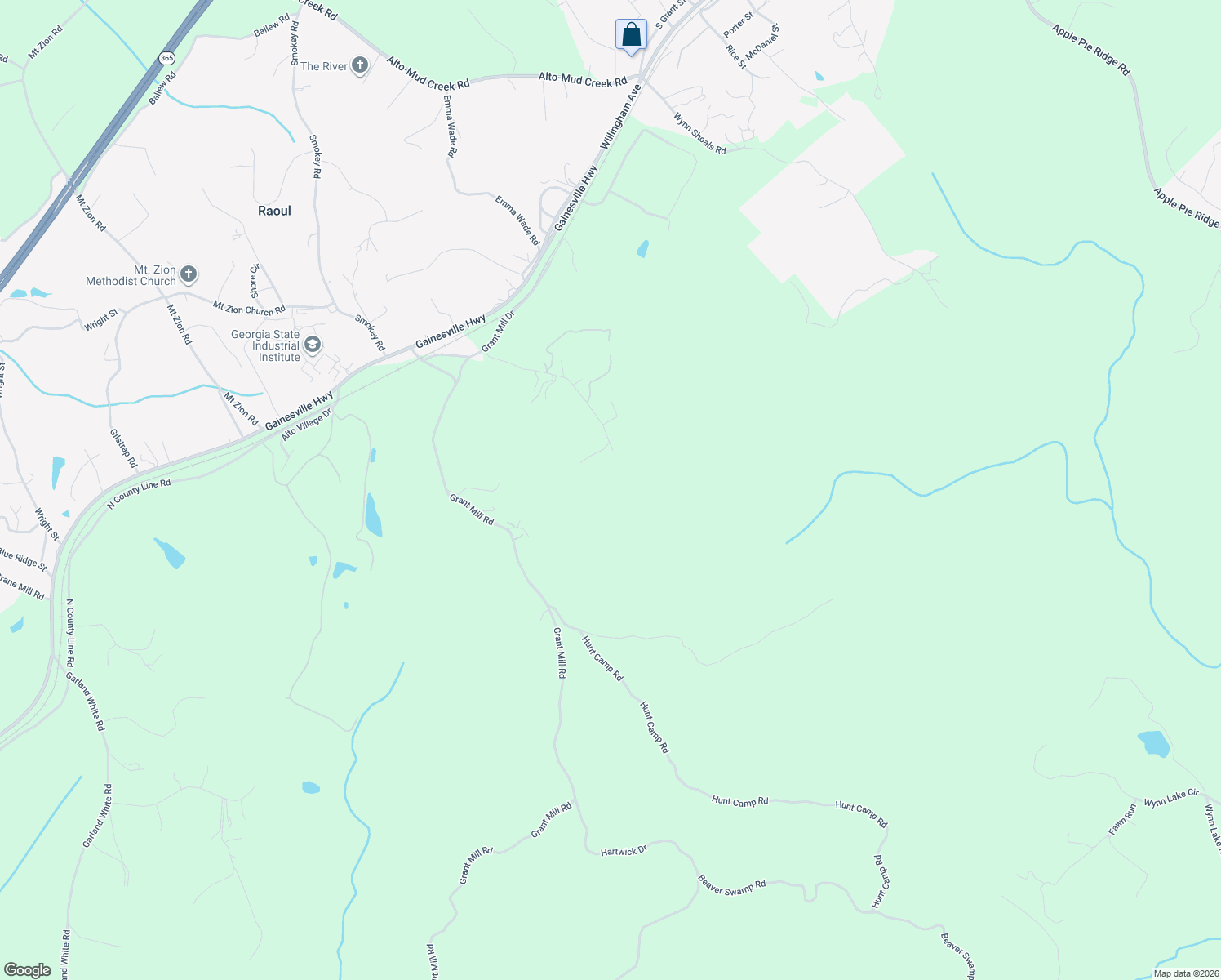 map of restaurants, bars, coffee shops, grocery stores, and more near in Raoul