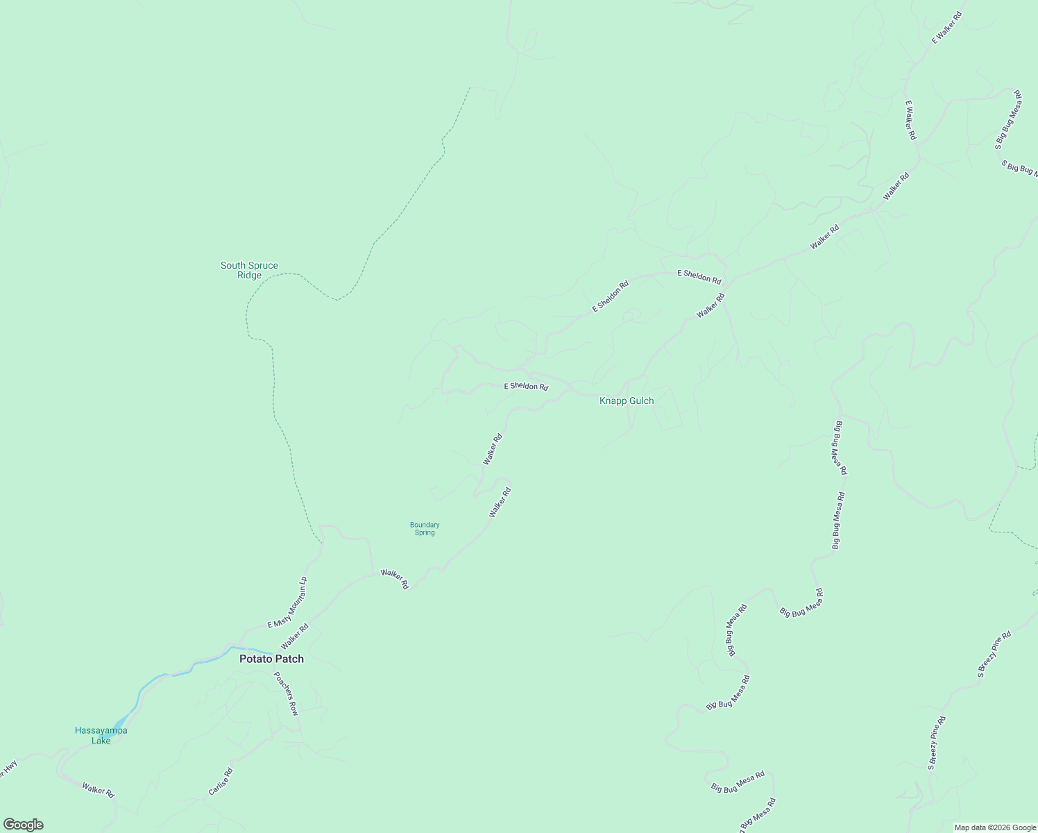 map of restaurants, bars, coffee shops, grocery stores, and more near 3720 Walker Road in Prescott