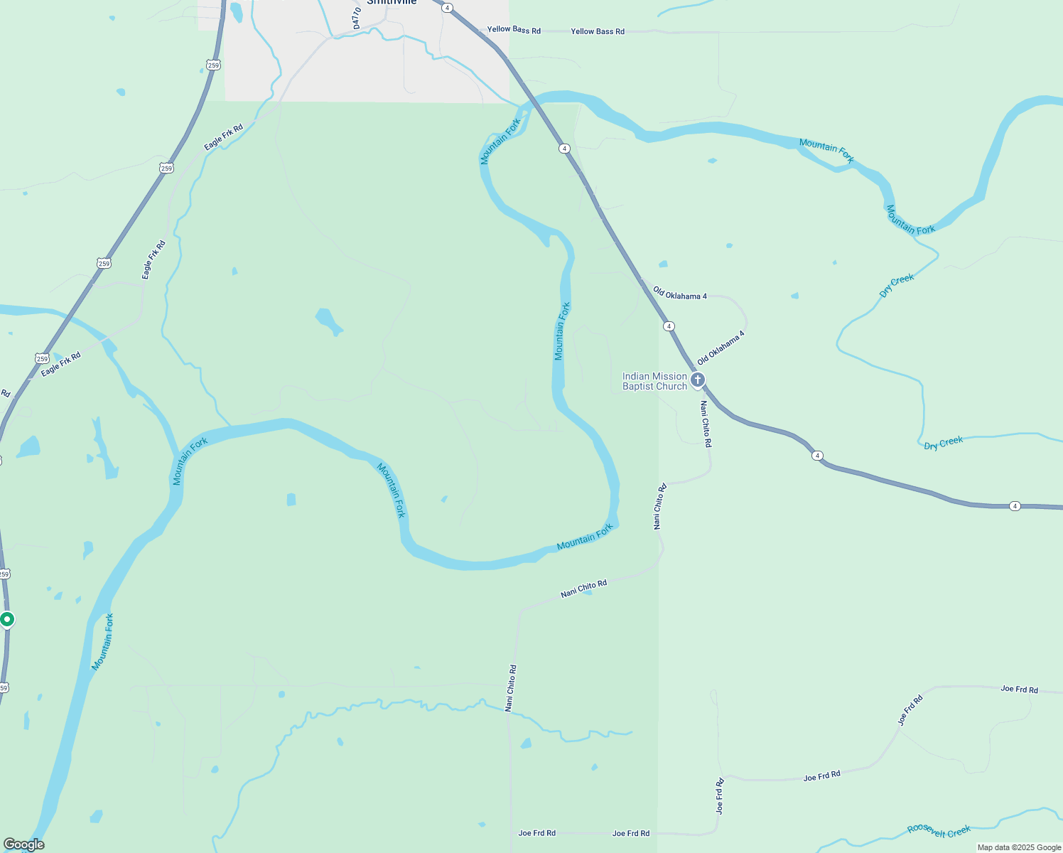 map of restaurants, bars, coffee shops, grocery stores, and more near D4725 in Smithville