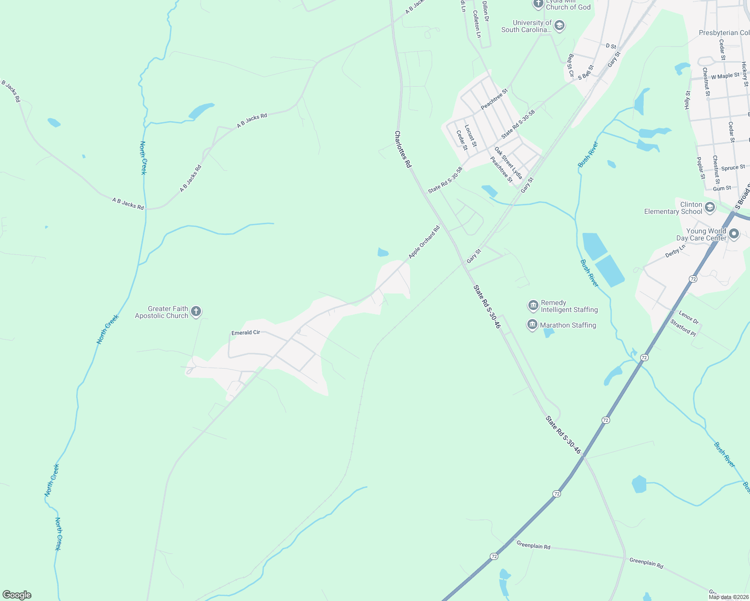 map of restaurants, bars, coffee shops, grocery stores, and more near 497 Apple Orchard Road in Clinton