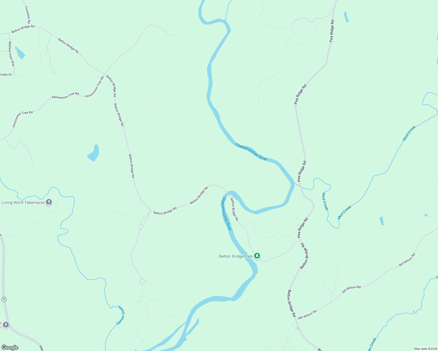 map of restaurants, bars, coffee shops, grocery stores, and more near 7800 Belton Bridge Road in Lula