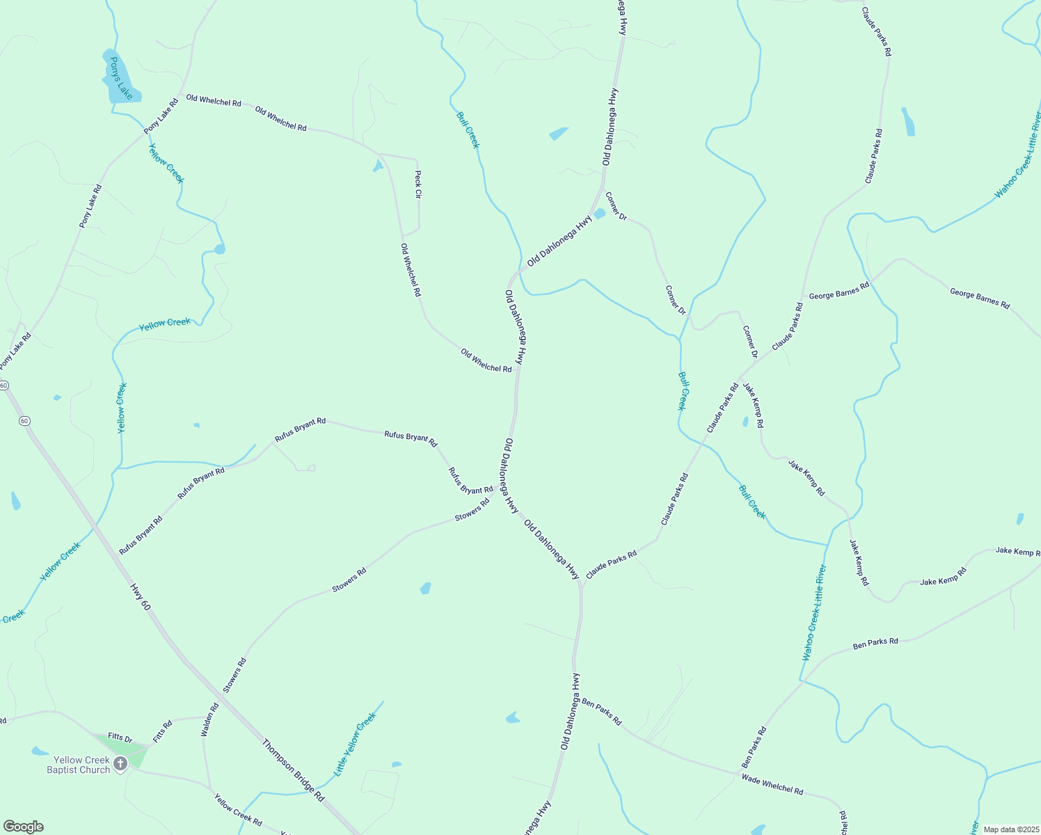 map of restaurants, bars, coffee shops, grocery stores, and more near 6462 Old Dahlonega Highway in Dahlonega