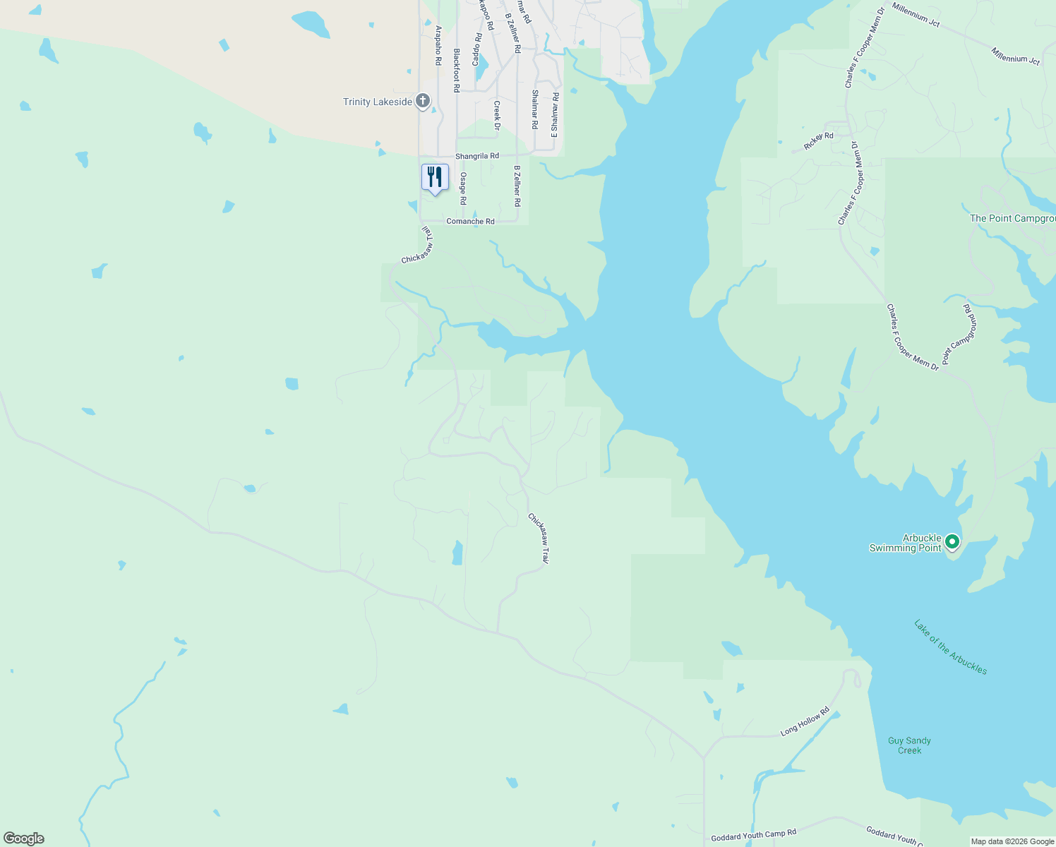 map of restaurants, bars, coffee shops, grocery stores, and more near 3923 Forrest Road in Sulphur