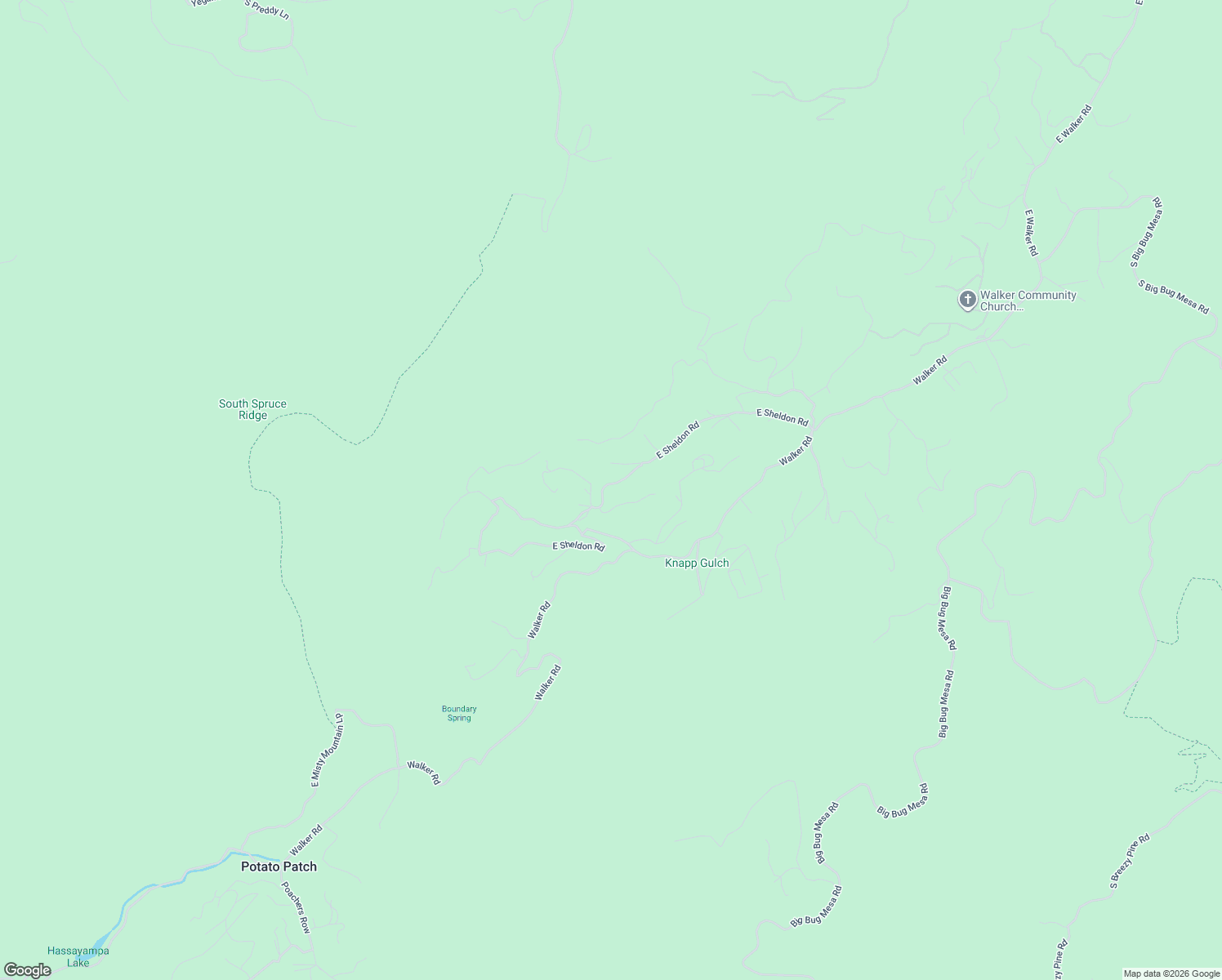 map of restaurants, bars, coffee shops, grocery stores, and more near 3820 East New State Lane in Prescott