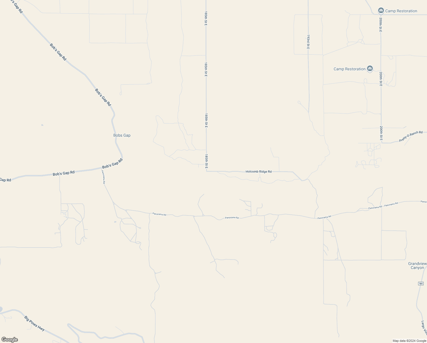 map of restaurants, bars, coffee shops, grocery stores, and more near Holcomb Ridge Road in Llano