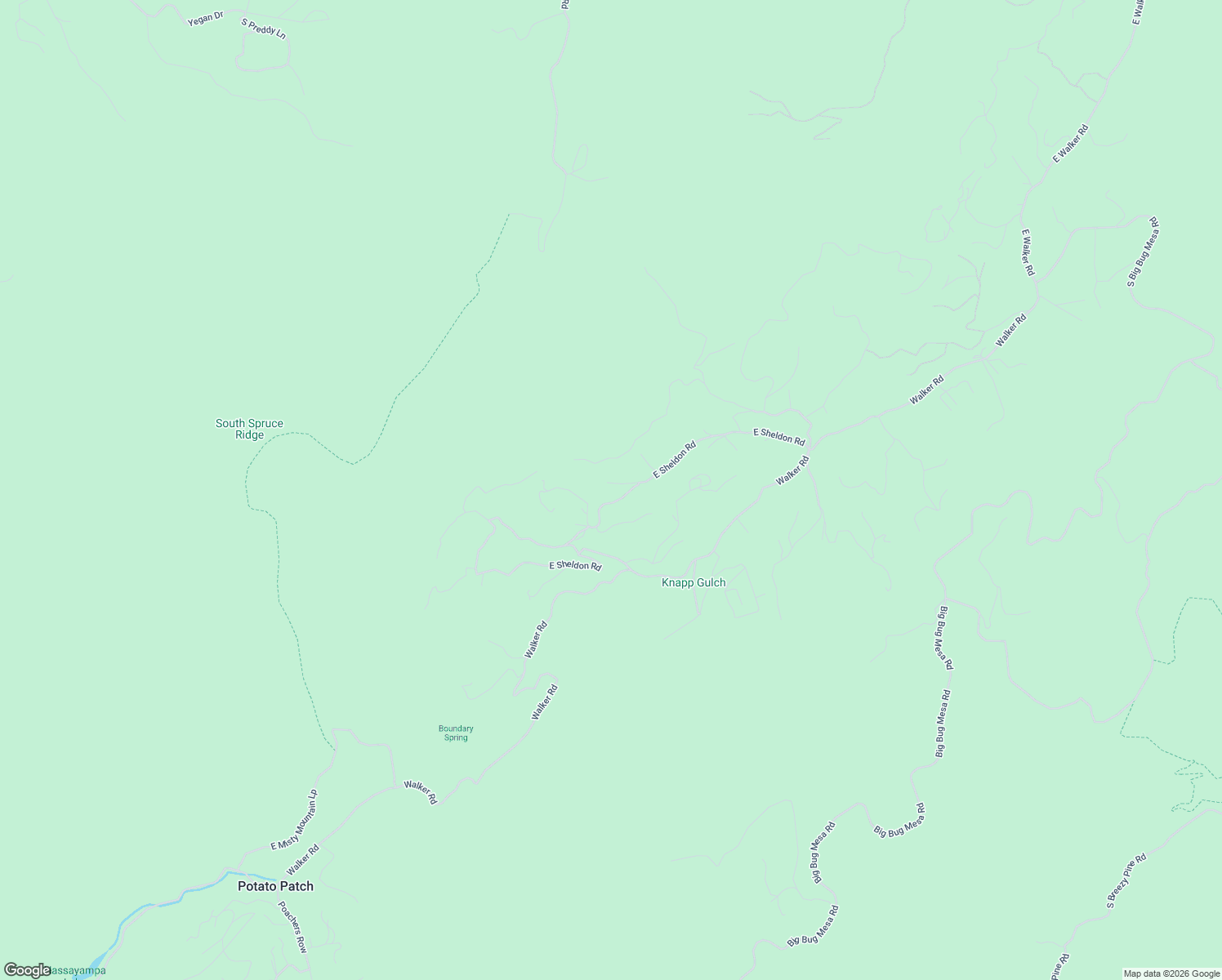 map of restaurants, bars, coffee shops, grocery stores, and more near 3831 East Rich Gulch Lane in Prescott