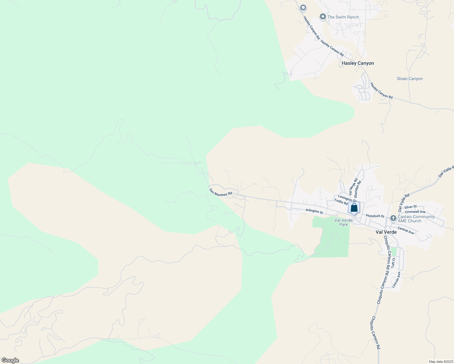 map of restaurants, bars, coffee shops, grocery stores, and more near 29301 Verdale Avenue in Castaic