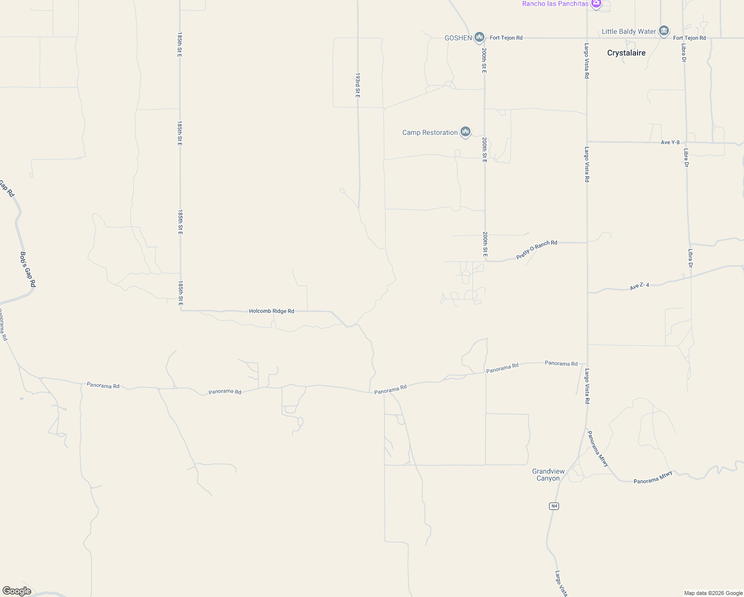 map of restaurants, bars, coffee shops, grocery stores, and more near in Crystalaire