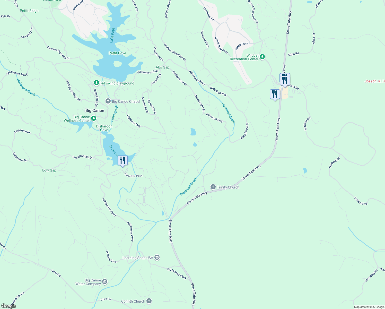 map of restaurants, bars, coffee shops, grocery stores, and more near Cedar Lane in Marble Hill