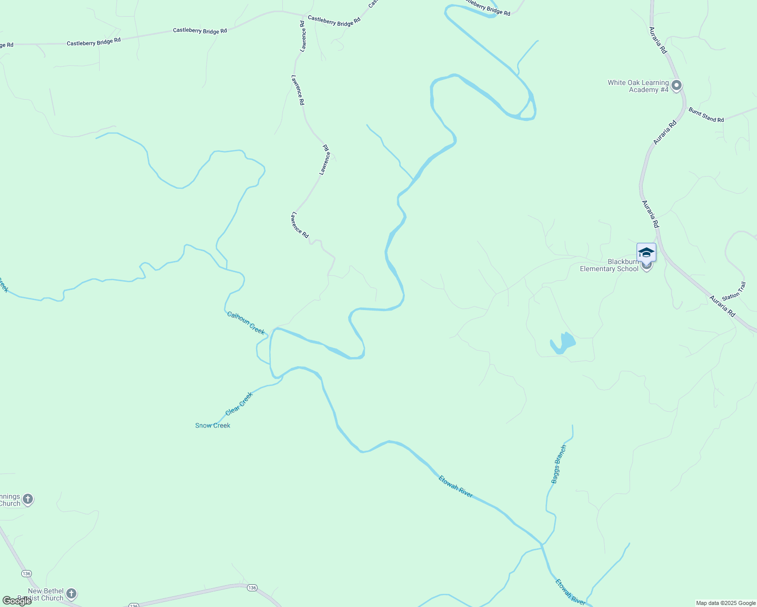 map of restaurants, bars, coffee shops, grocery stores, and more near 338 Woody Tucker Road in Dawsonville