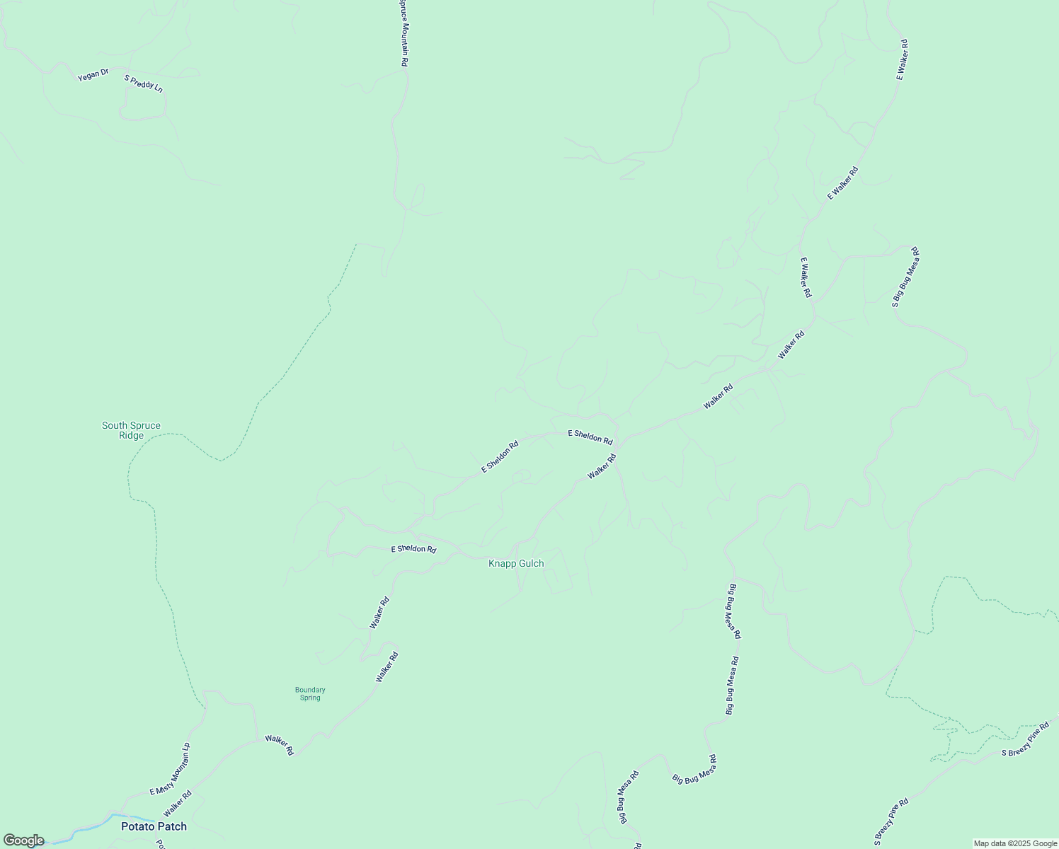 map of restaurants, bars, coffee shops, grocery stores, and more near 4089 East Pine Mountain Road in Prescott