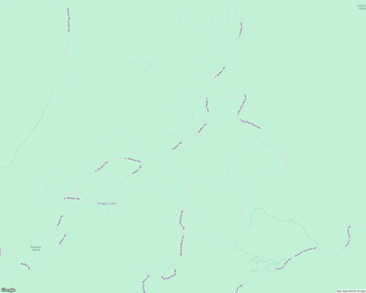 map of restaurants, bars, coffee shops, grocery stores, and more near 4910 Renegade Hill Road in Prescott