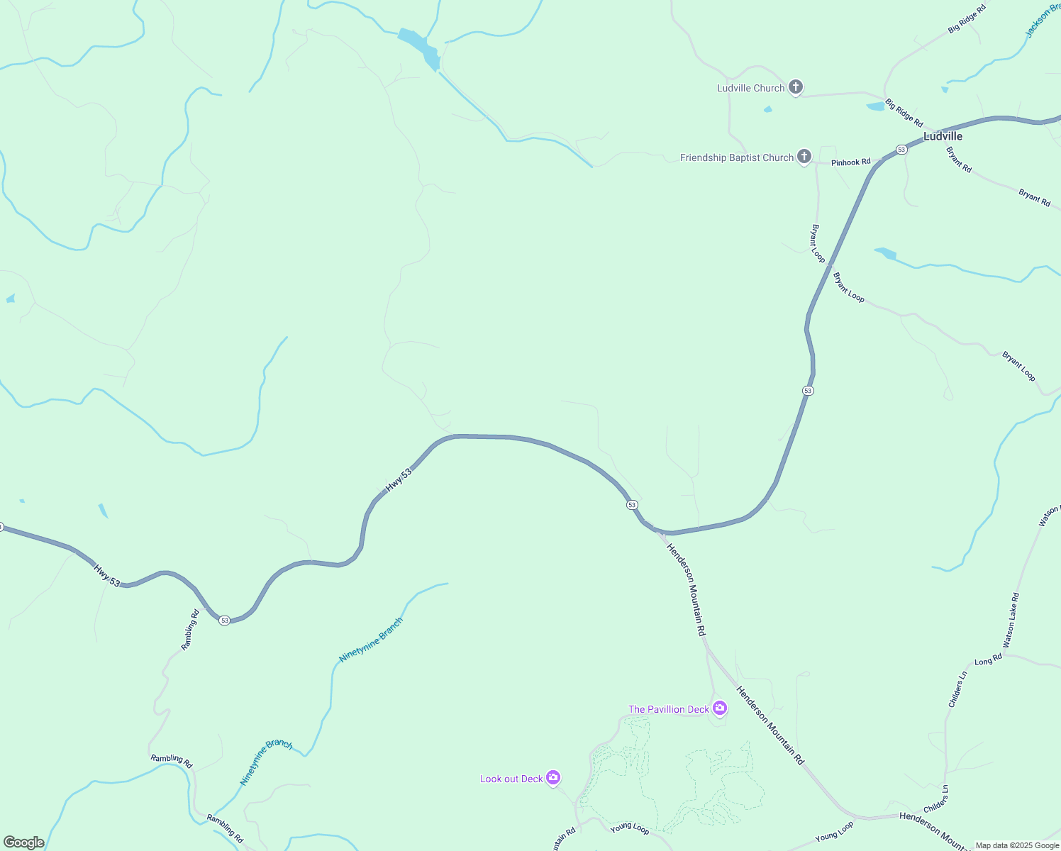 map of restaurants, bars, coffee shops, grocery stores, and more near 13398 Highway 53 in Fairmount