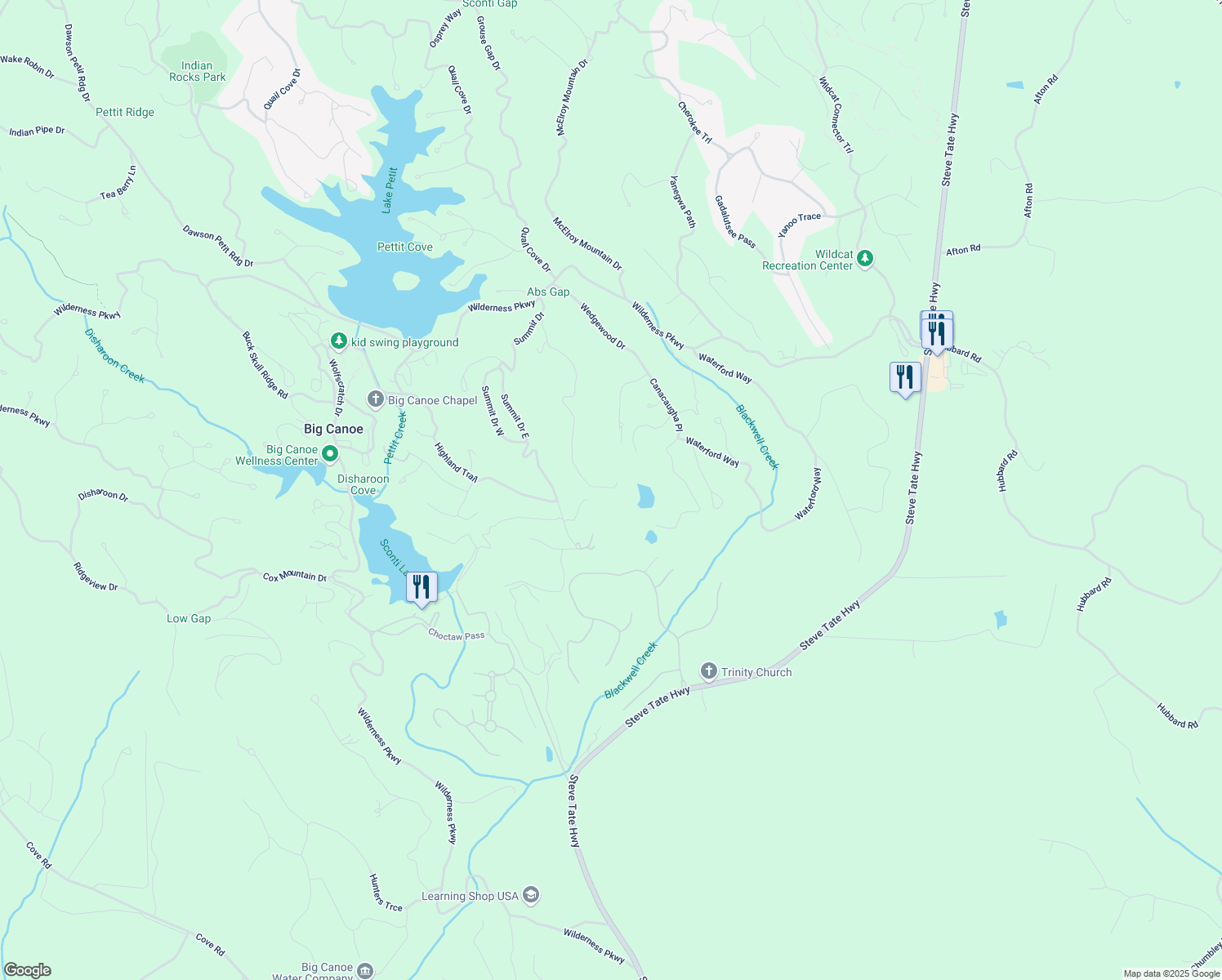 map of restaurants, bars, coffee shops, grocery stores, and more near 2538 Turnbury Lane in Marble Hill