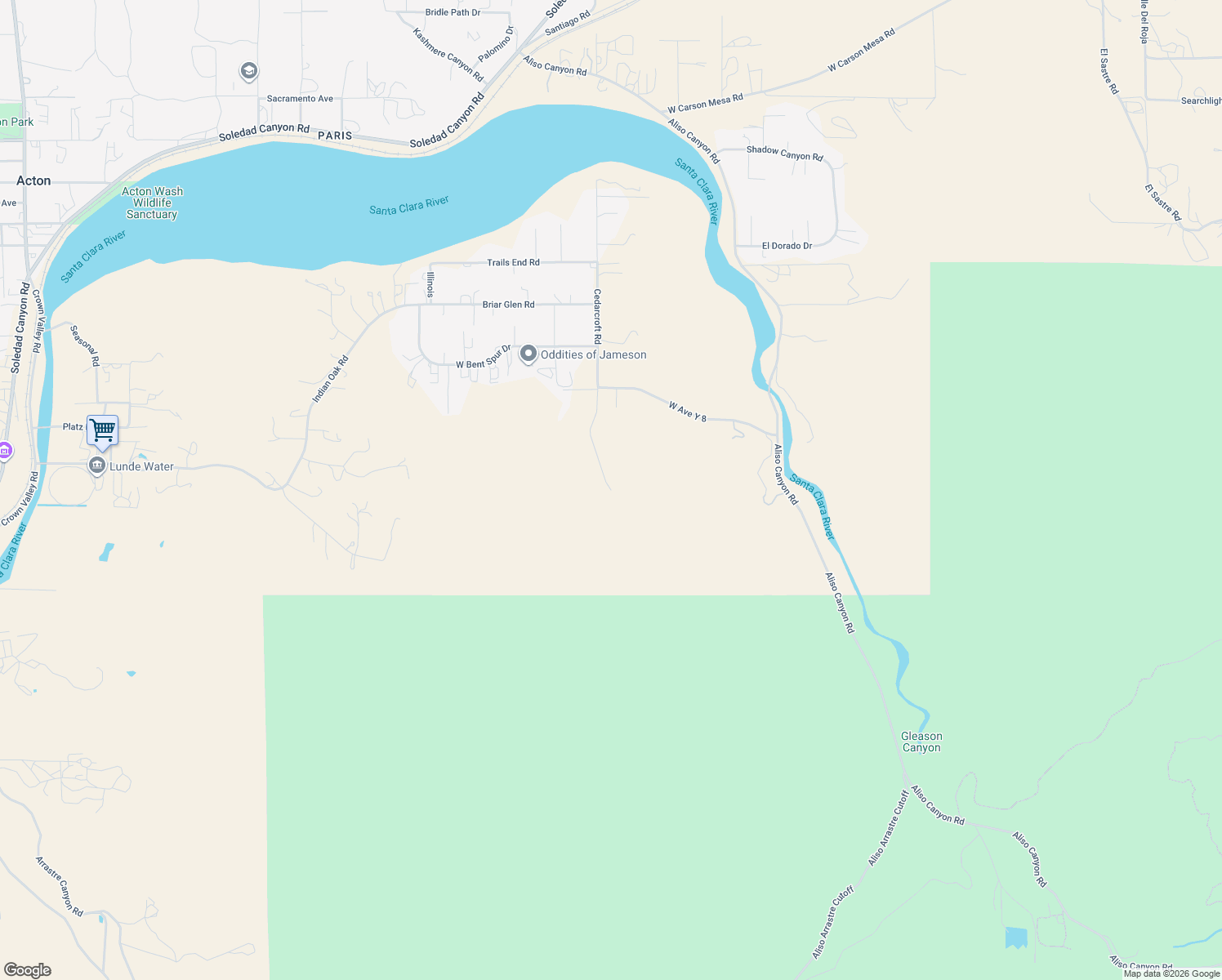 map of restaurants, bars, coffee shops, grocery stores, and more near 31601 Cedarcroft Road in Acton