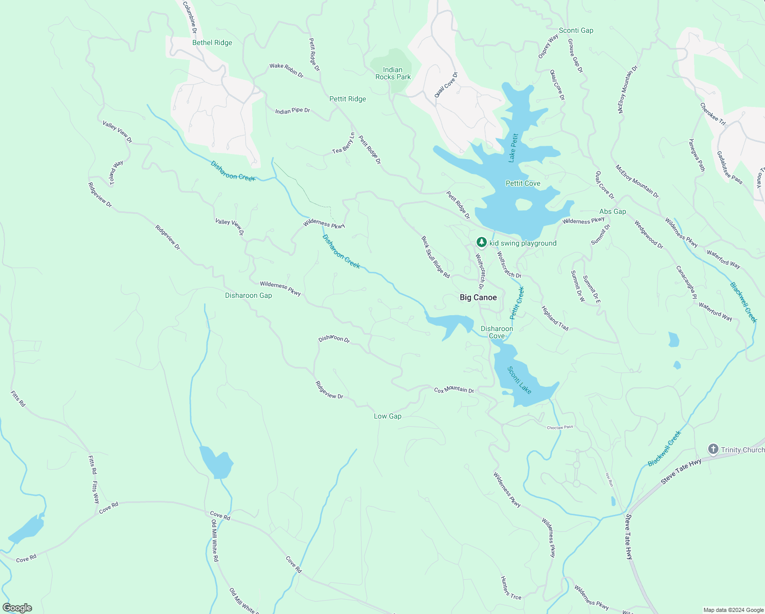 map of restaurants, bars, coffee shops, grocery stores, and more near 77 Crabapple Circle in Jasper