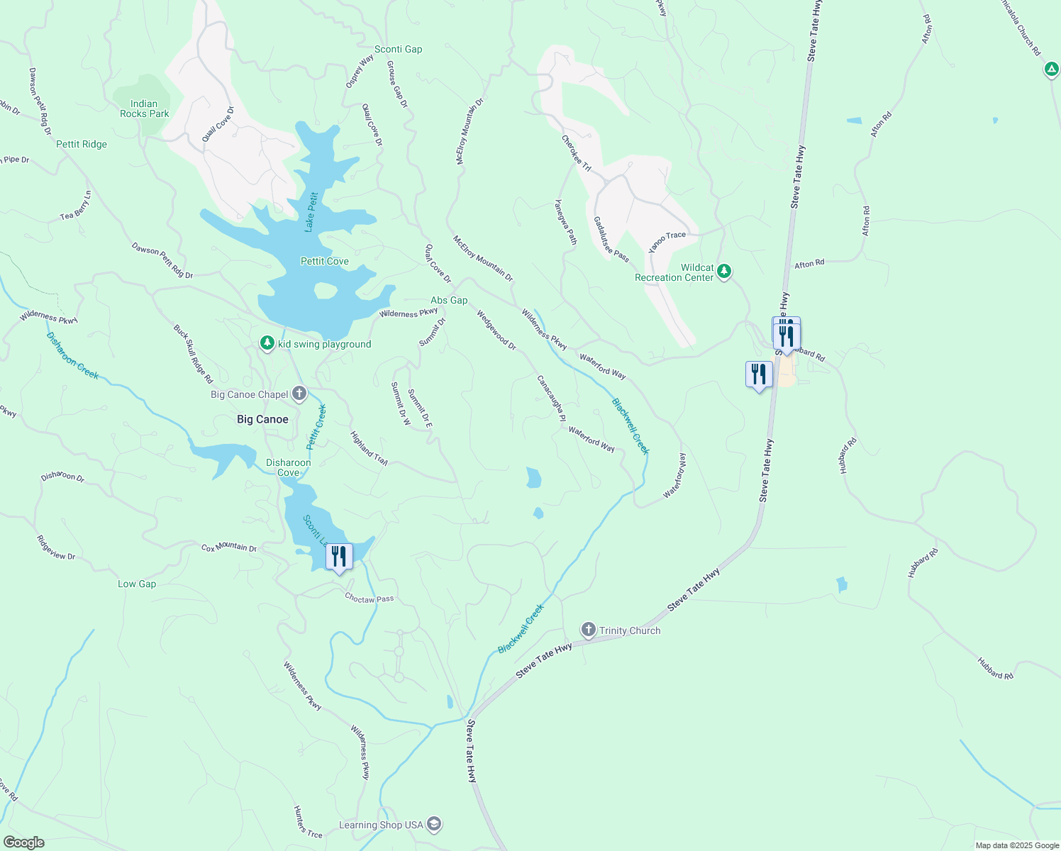 map of restaurants, bars, coffee shops, grocery stores, and more near in Marble Hill