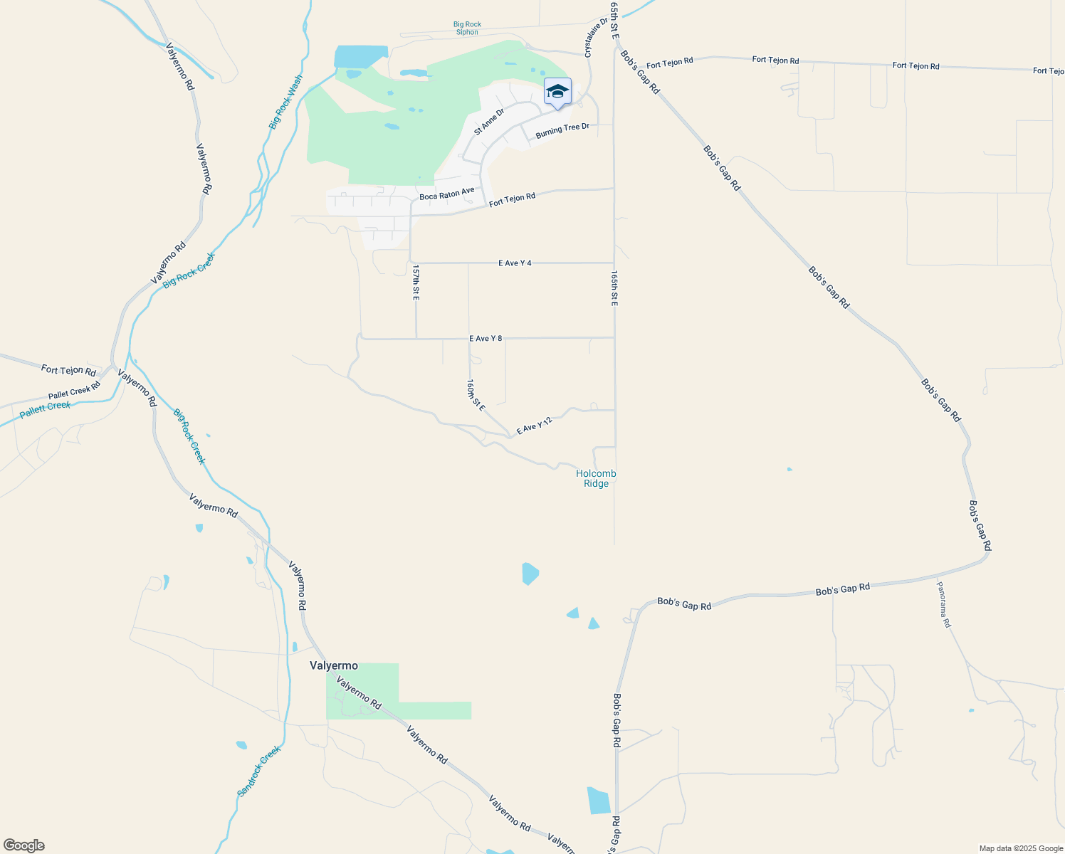 map of restaurants, bars, coffee shops, grocery stores, and more near East Avenue Y 12 in Los Angeles County