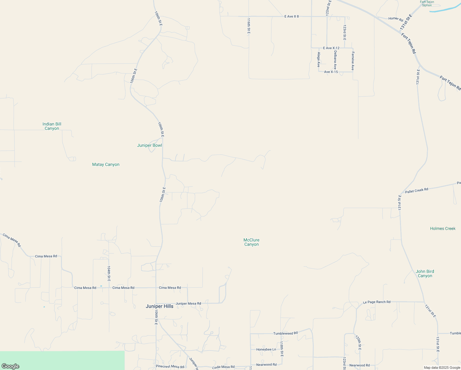 map of restaurants, bars, coffee shops, grocery stores, and more near 115th Street East in Los Angeles County