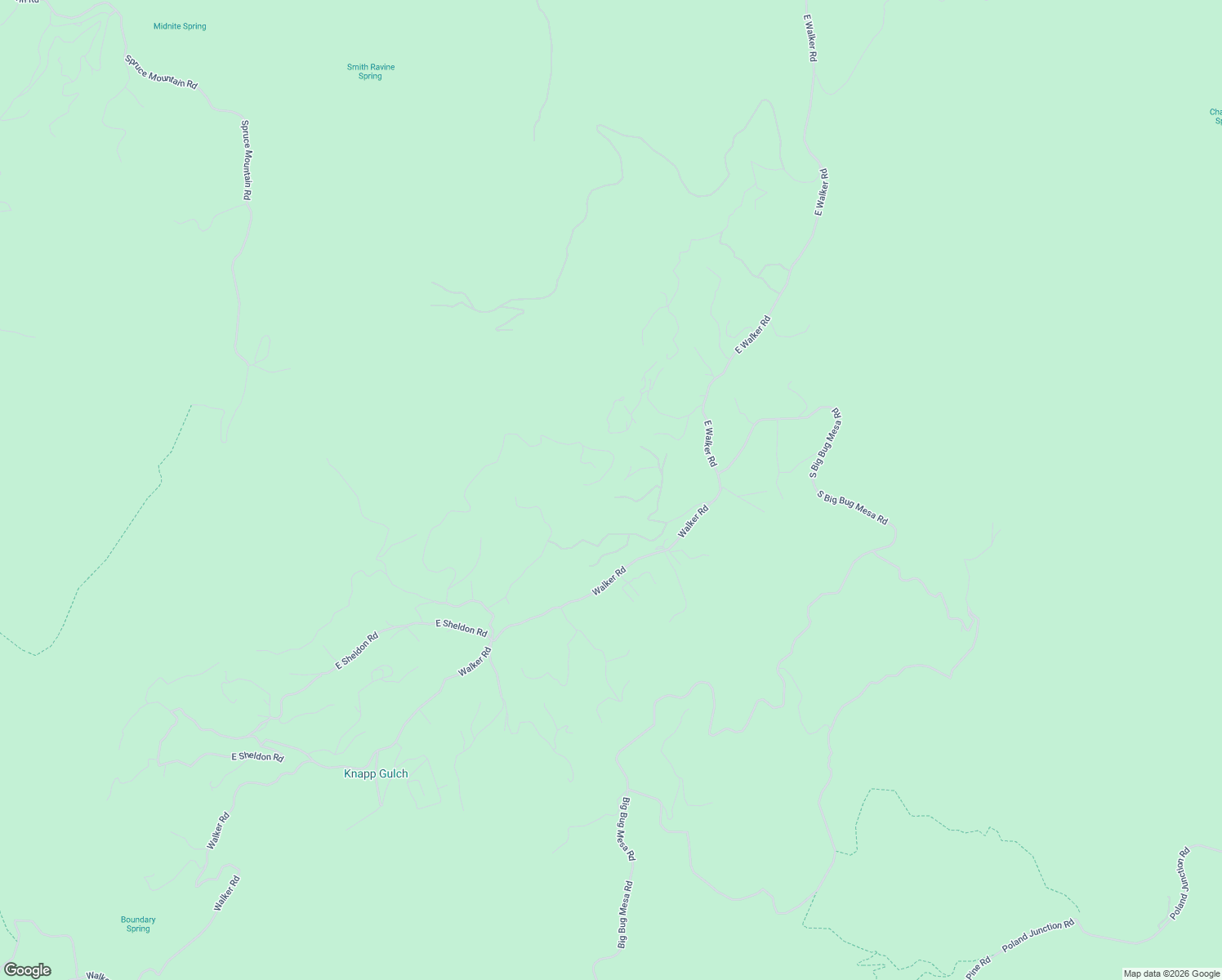 map of restaurants, bars, coffee shops, grocery stores, and more near 4870 East New Century Lane in Prescott