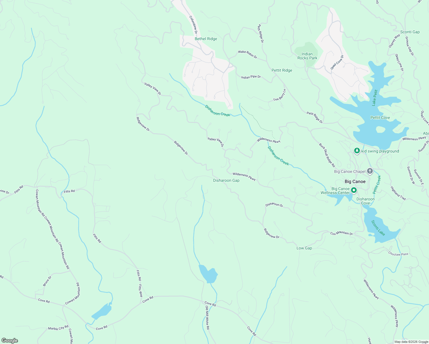 map of restaurants, bars, coffee shops, grocery stores, and more near 1104 Ridgeview Drive in Jasper