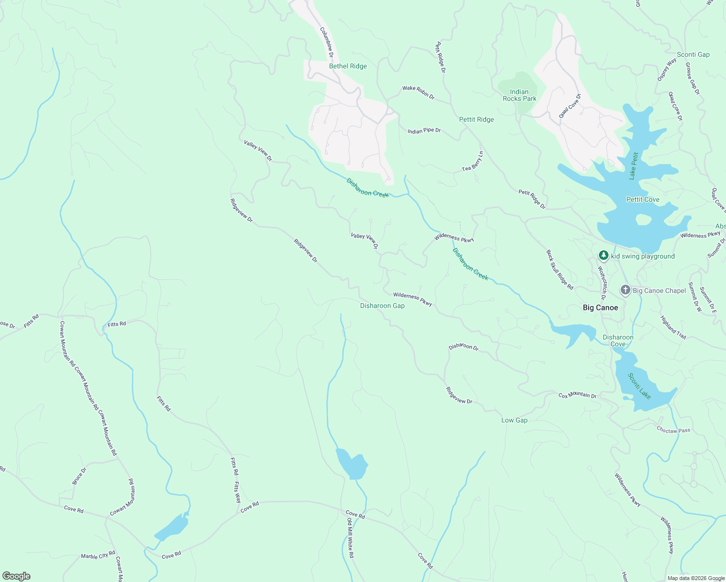 map of restaurants, bars, coffee shops, grocery stores, and more near 1104 Ridgeview Drive in Jasper