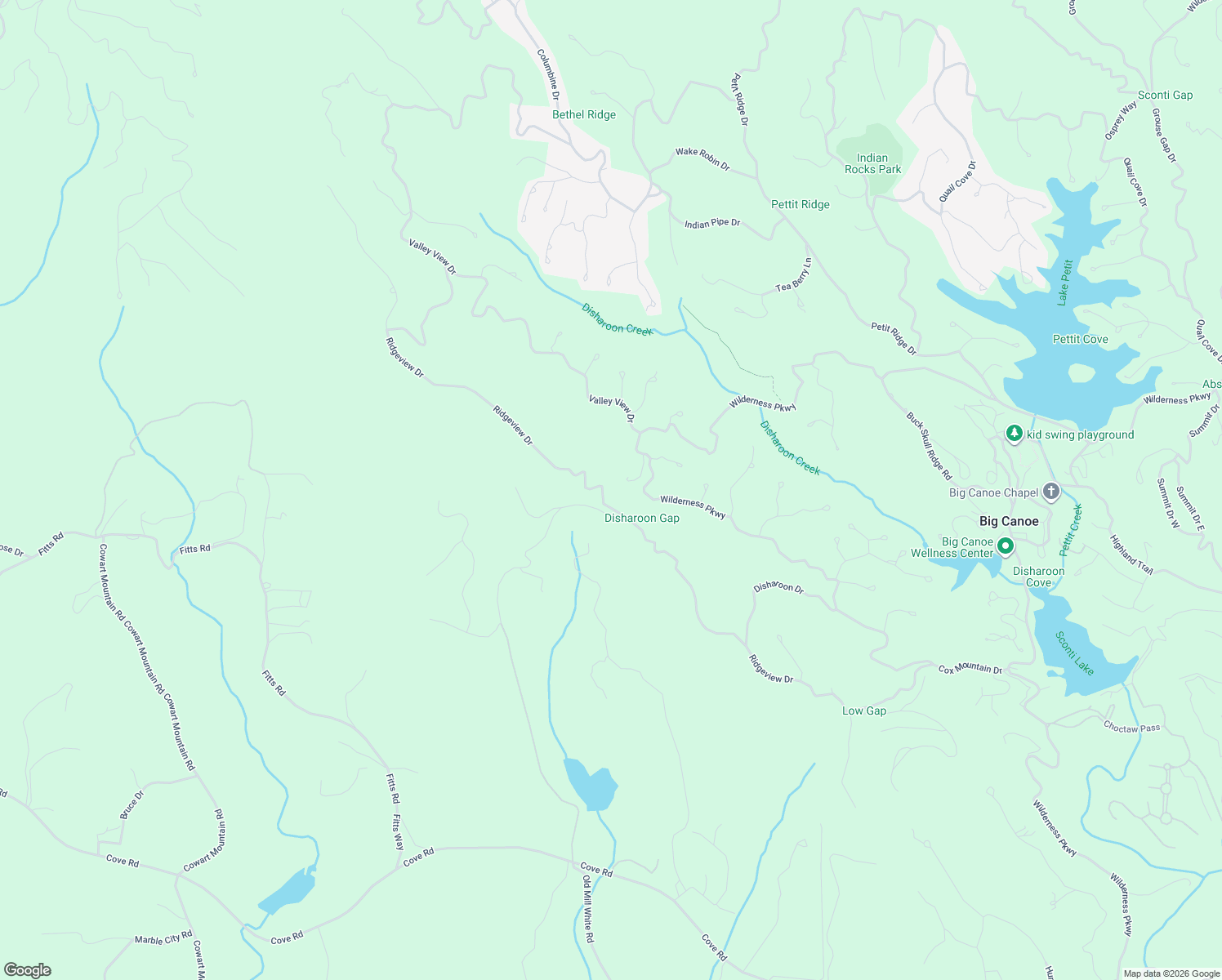 map of restaurants, bars, coffee shops, grocery stores, and more near 1104 Ridgeview Drive in Jasper
