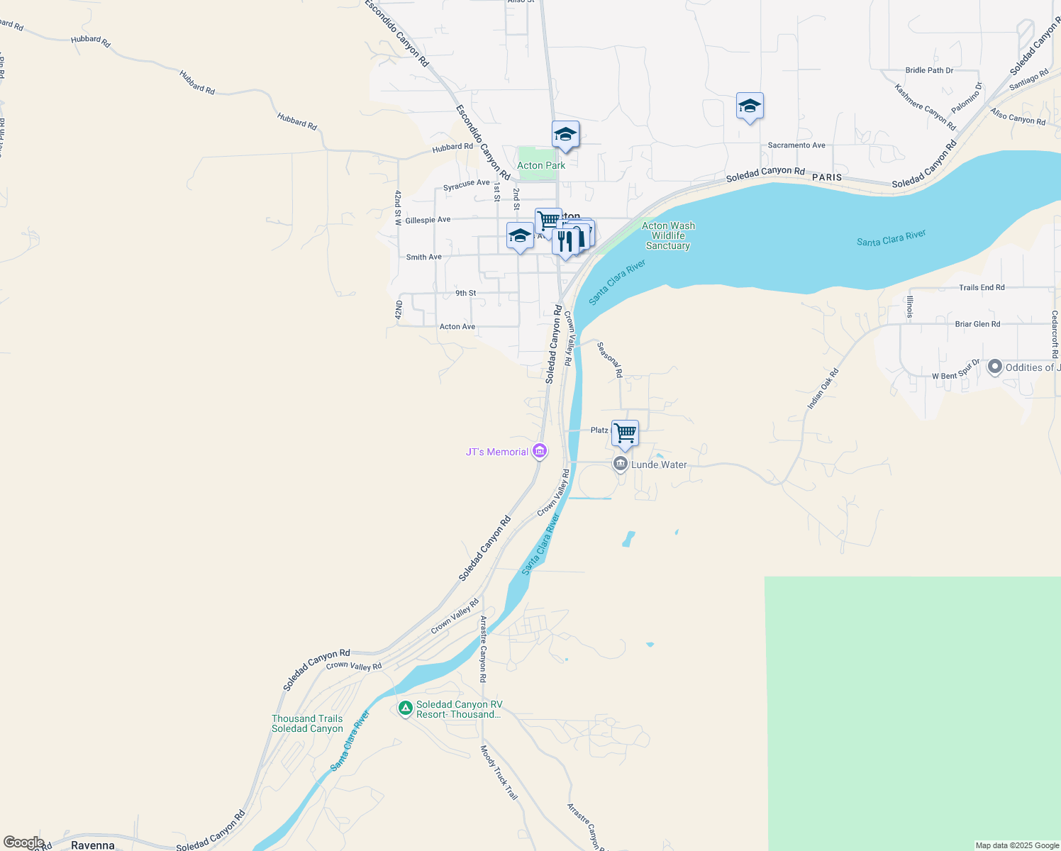 3651 Soledad Canyon Road, Acton CA Walk Score