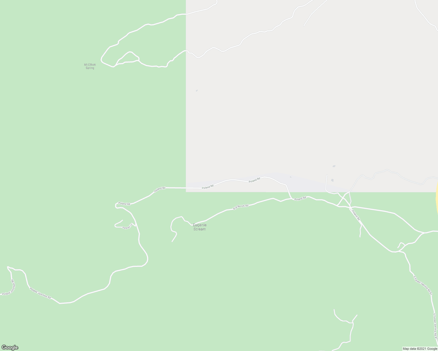 map of restaurants, bars, coffee shops, grocery stores, and more near 9218 Poland Road in Mayer