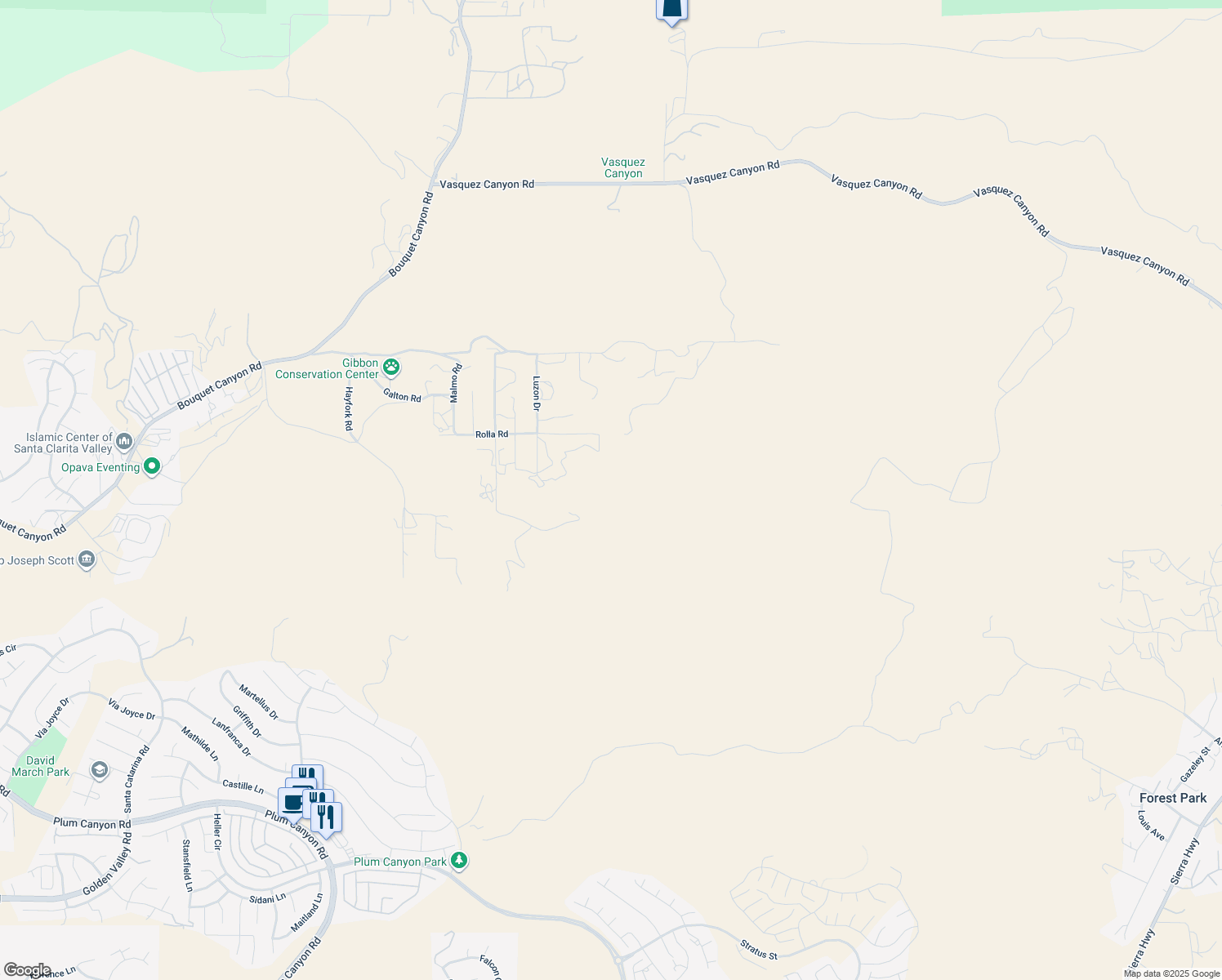 map of restaurants, bars, coffee shops, grocery stores, and more near in Green Valley