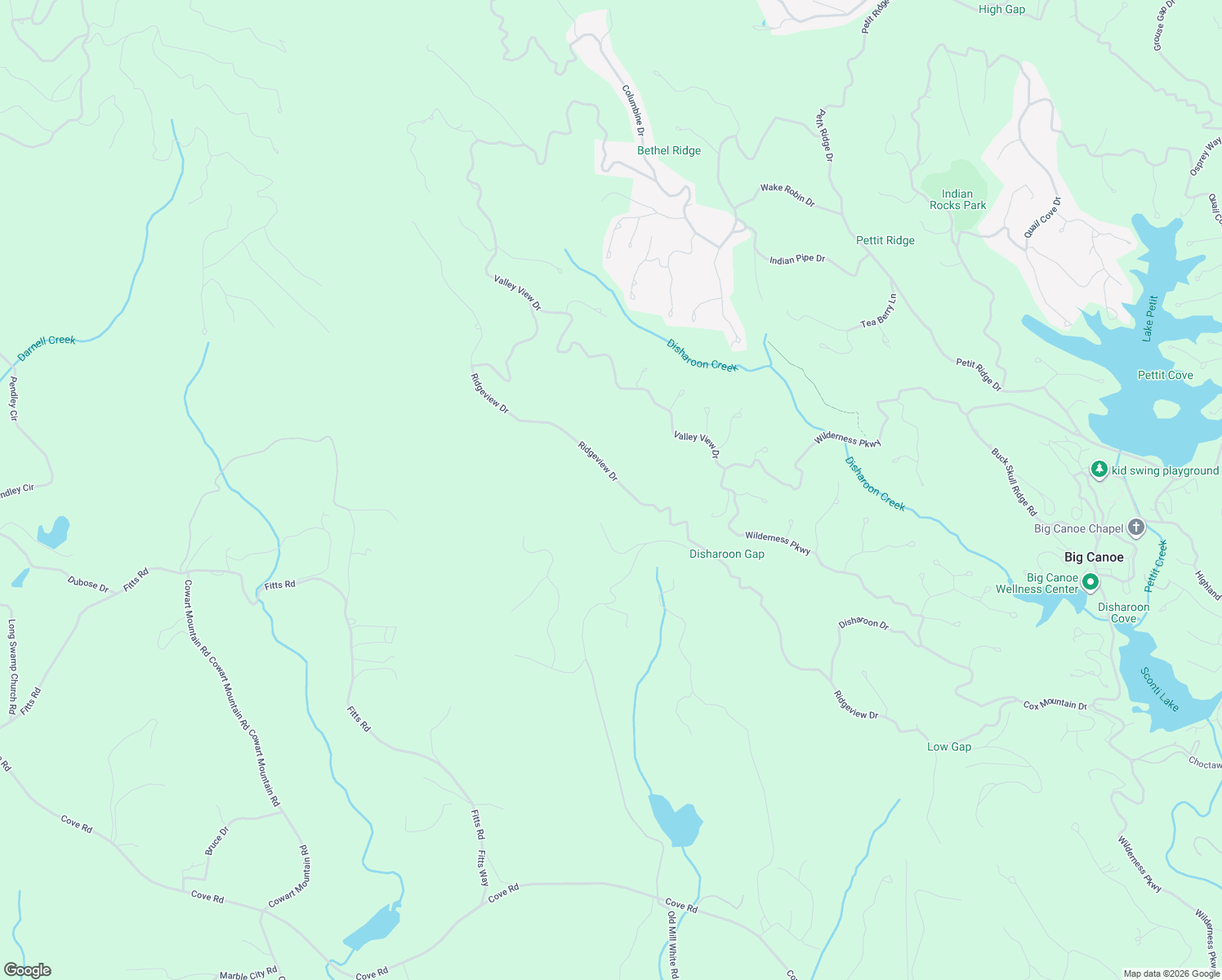 map of restaurants, bars, coffee shops, grocery stores, and more near 1435 Ridgeview Drive in Jasper