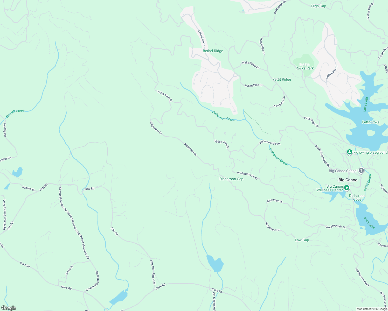 map of restaurants, bars, coffee shops, grocery stores, and more near 1435 Ridgeview Drive in Jasper