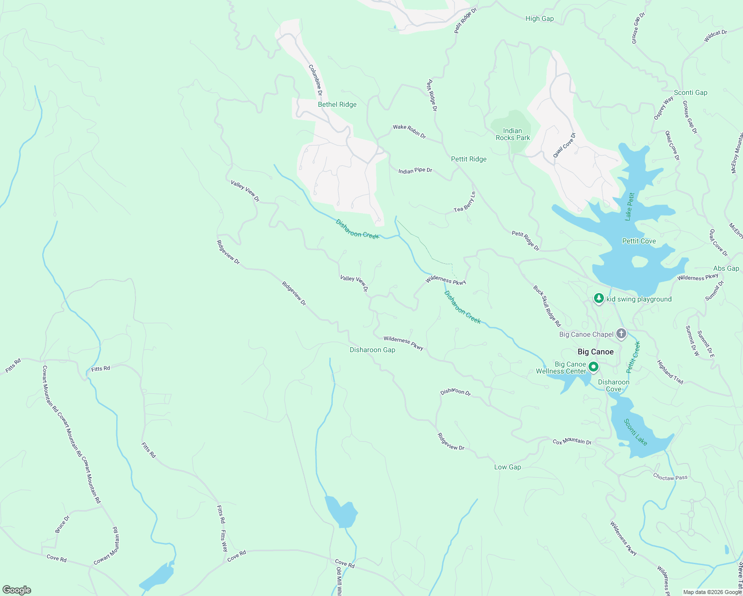 map of restaurants, bars, coffee shops, grocery stores, and more near 1479 Wilderness Parkway in Jasper