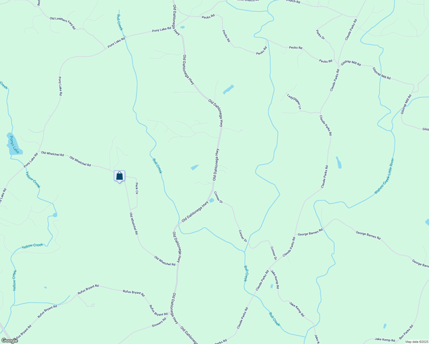map of restaurants, bars, coffee shops, grocery stores, and more near 4224 Old Dahlonega Highway in Dahlonega