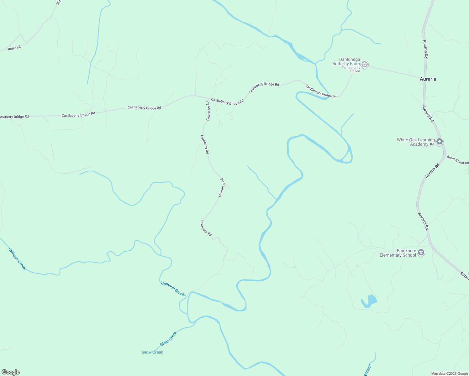 map of restaurants, bars, coffee shops, grocery stores, and more near 103 Savage Drive in Dawsonville